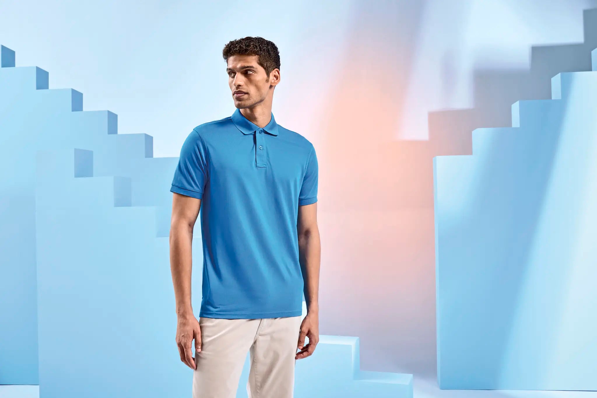 all-groups Men's Recycled Polyester Performance Polo
