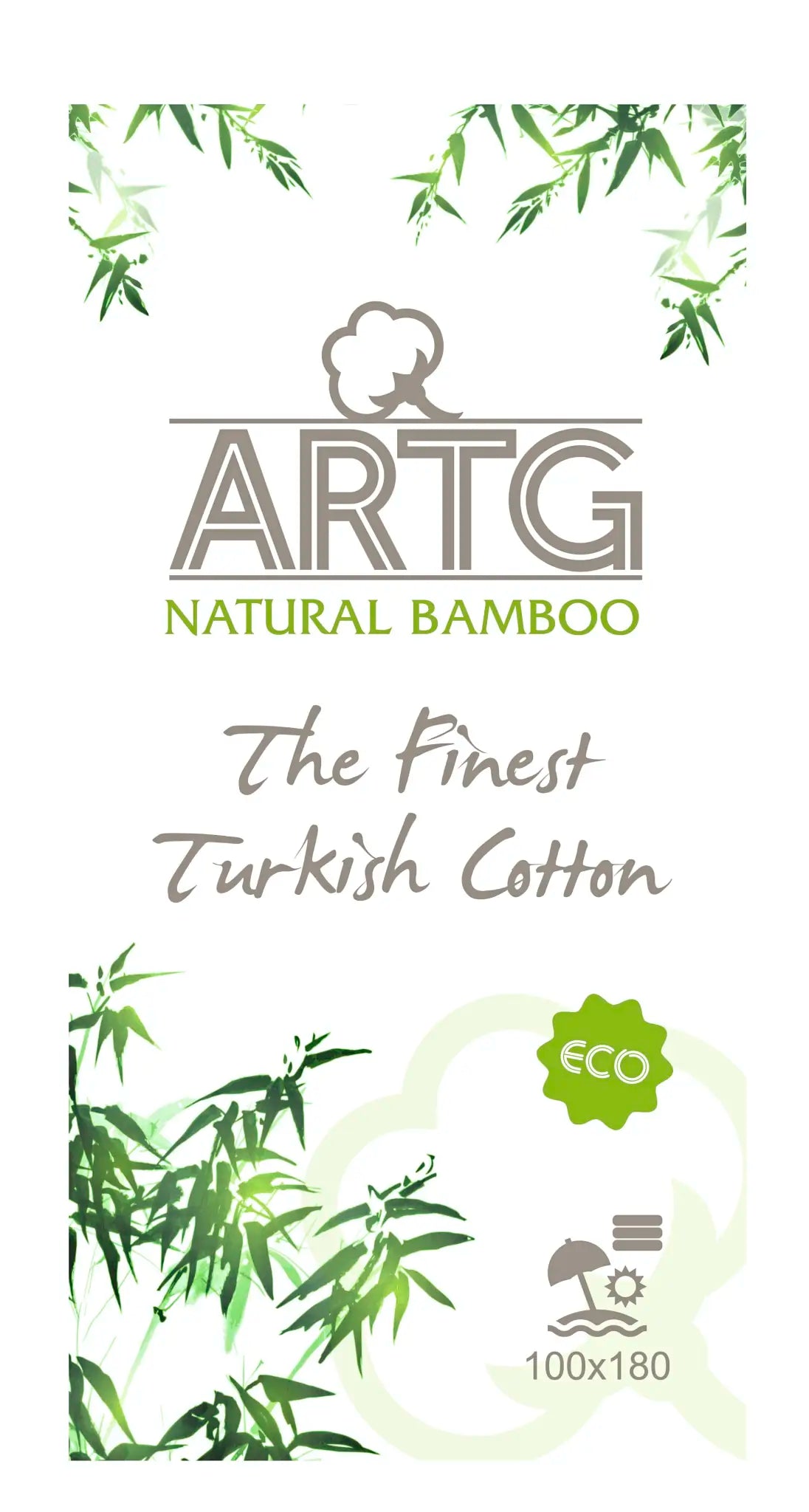 all-groups Natural Bamboo Bath Towel