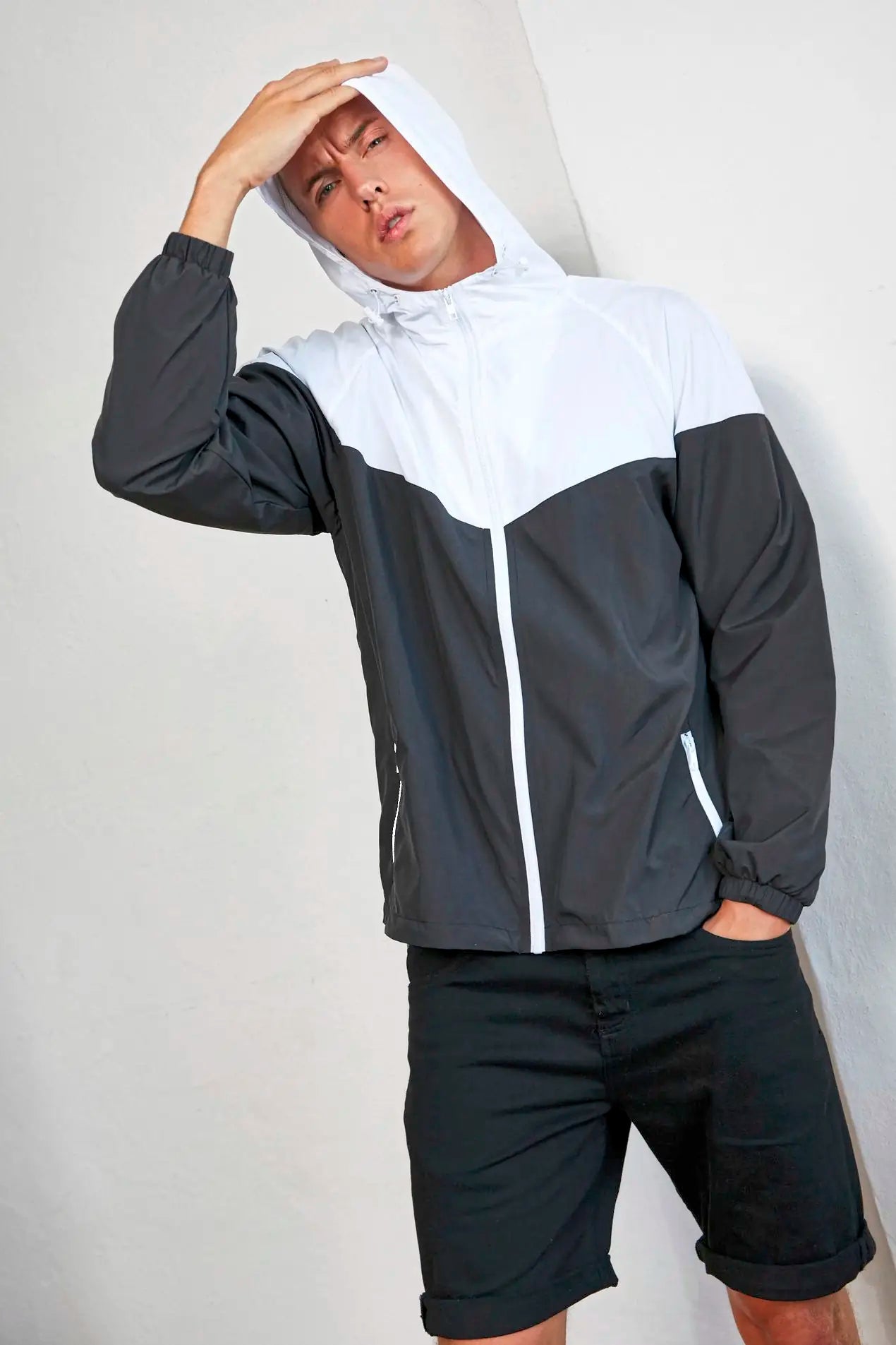 all-groups Men's 2 Tone Tech Windrunner