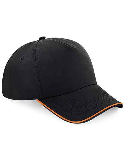 Authentic 5 Panel Cap Piped Peak