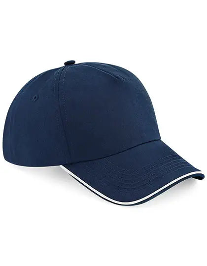 Authentic 5 Panel Cap Piped Peak