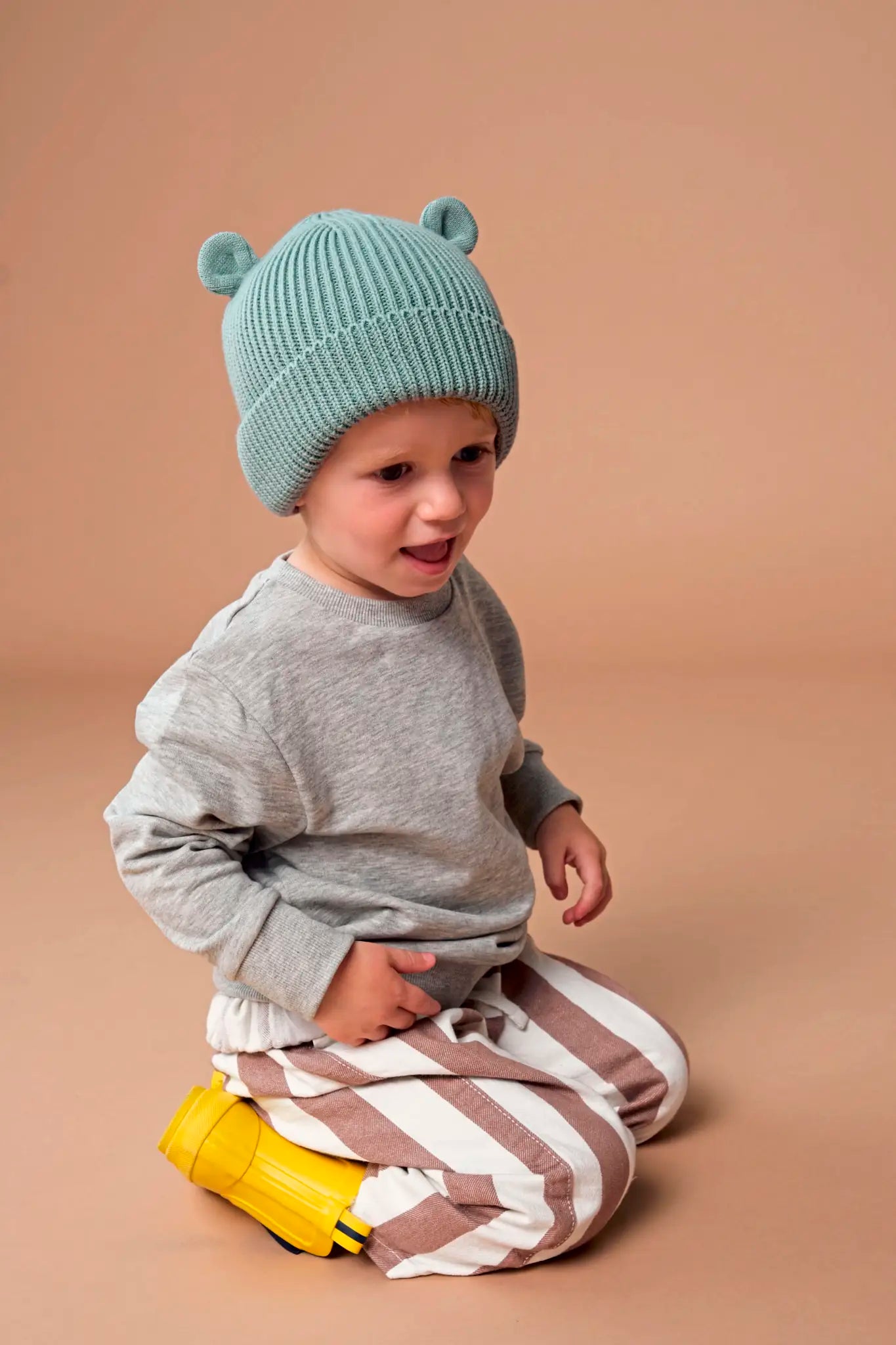 all-groups Organic Baby Bear Beanie