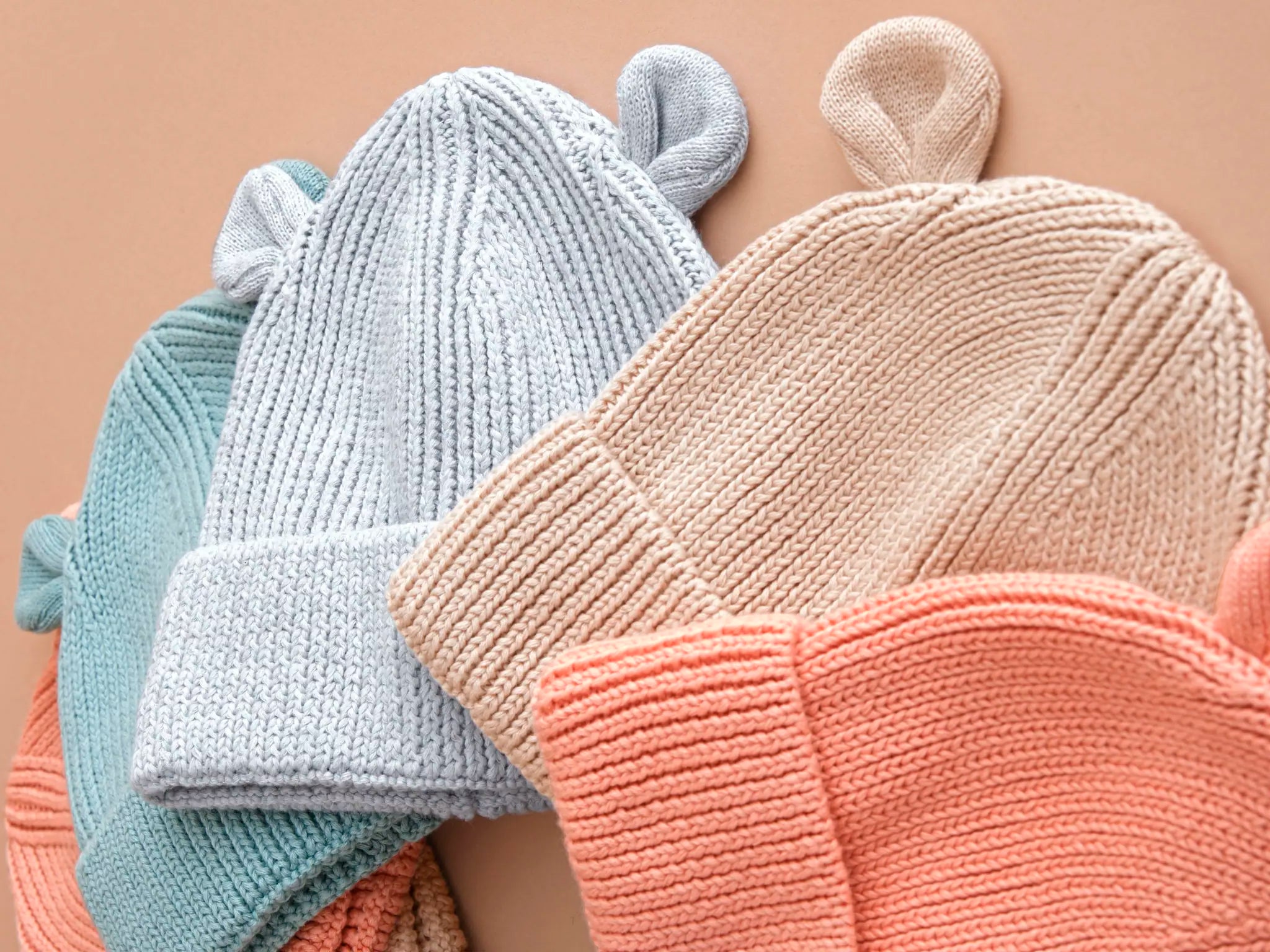 all-groups Organic Baby Bear Beanie