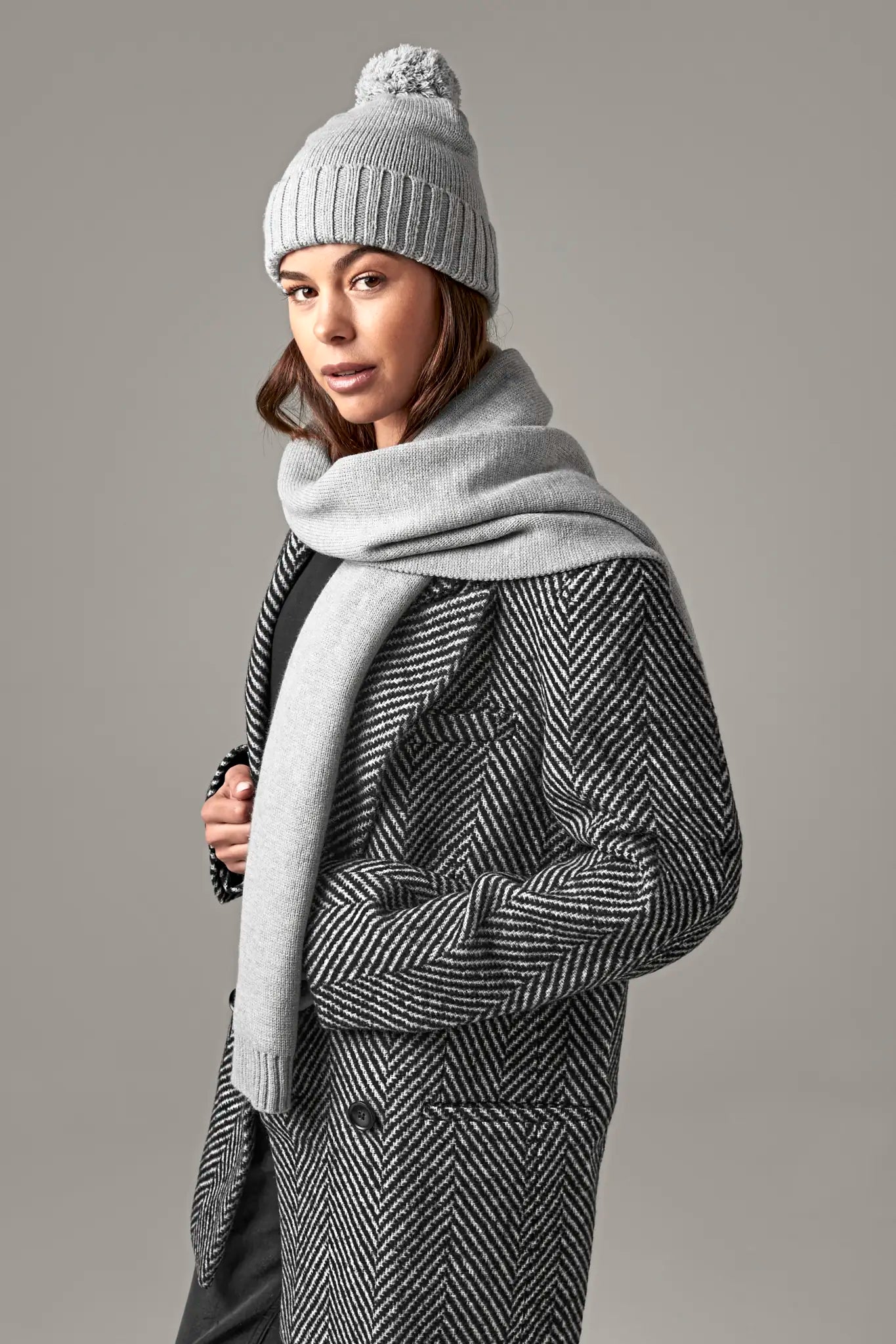 all-groups Knitted Scarf and Beanie Gift Set