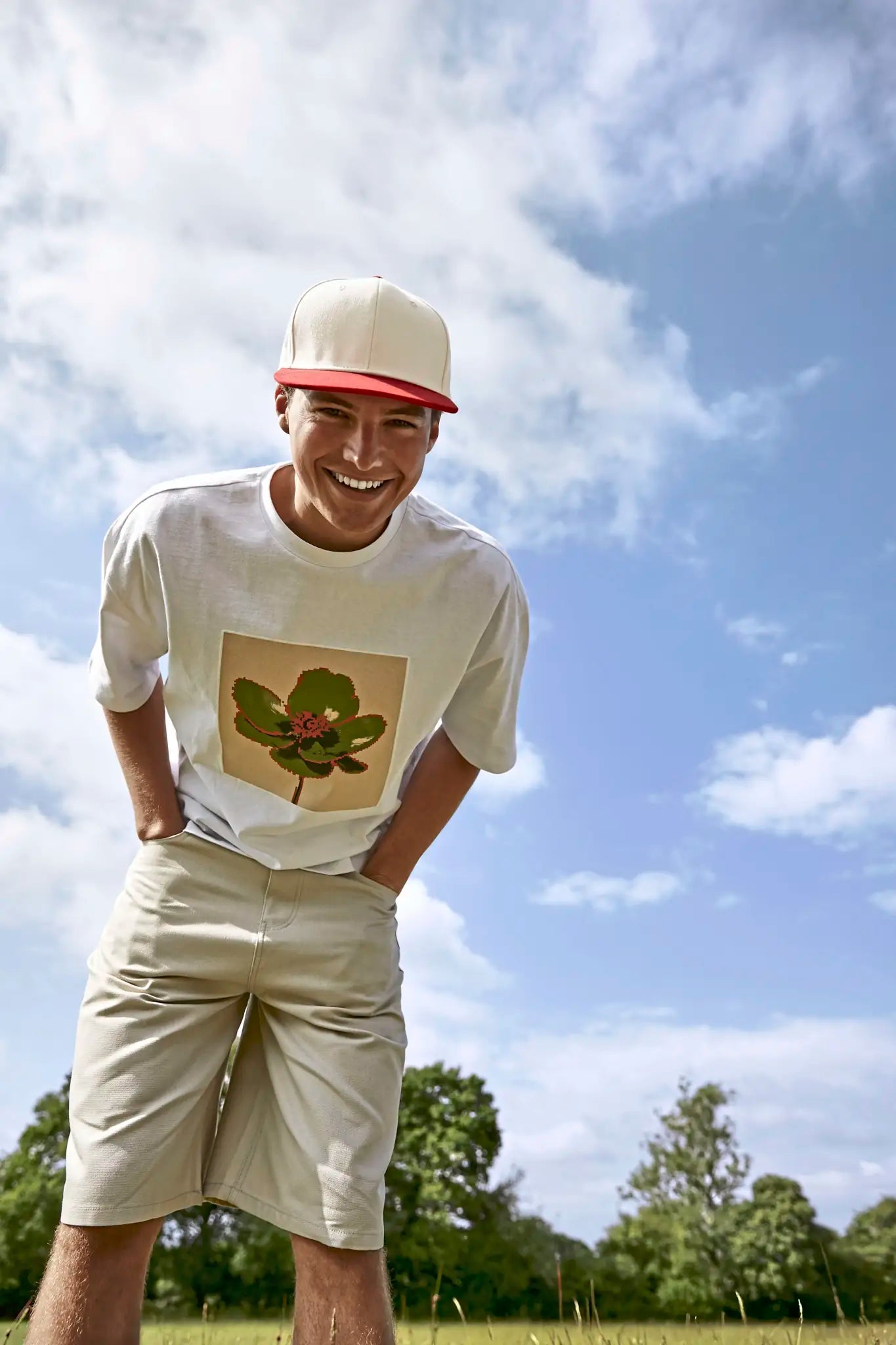 all-groups Contrast Flat Peak 6 Panel Cap