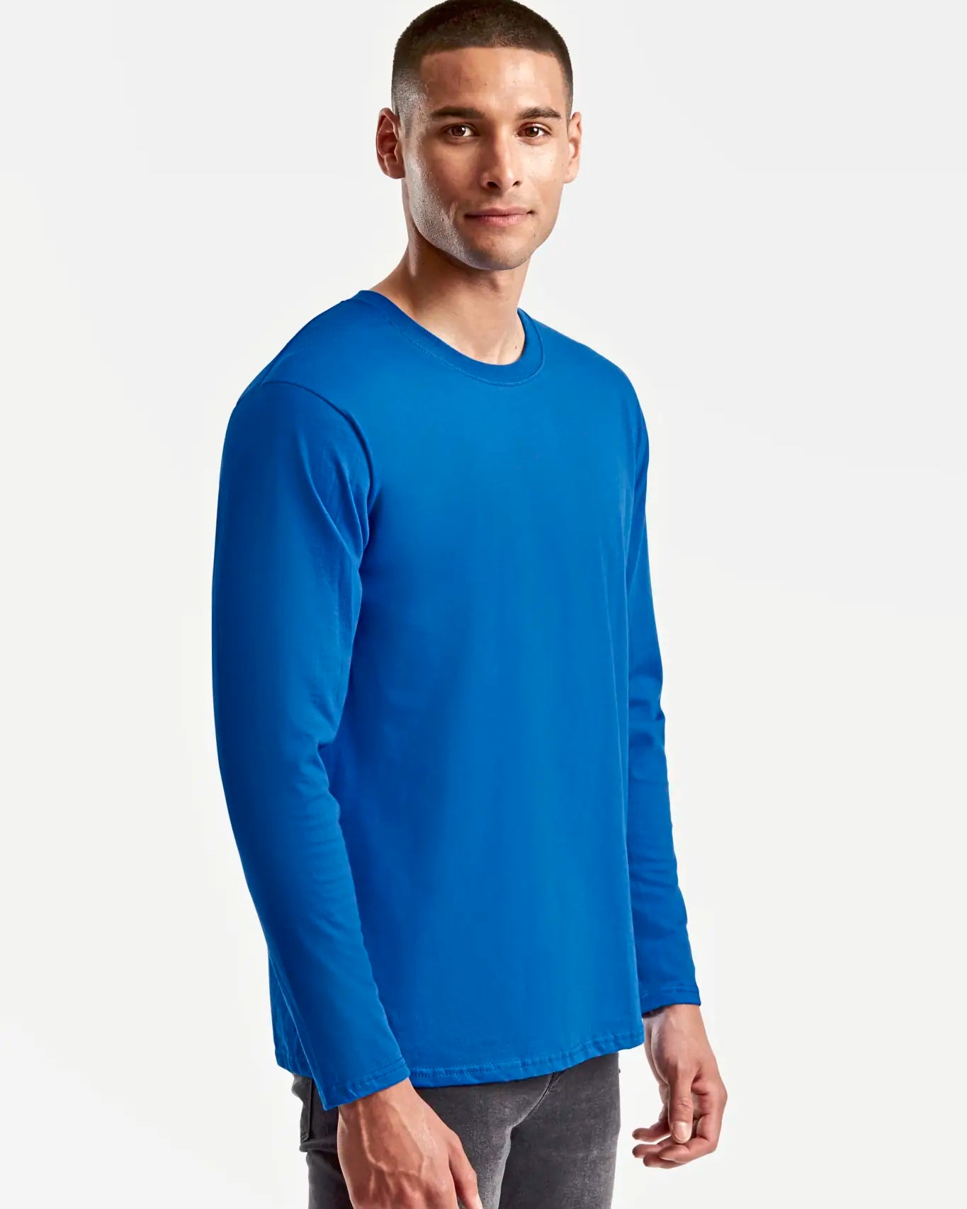 all-groups Men's Iconic 195 Long Sleeve Ringspun T