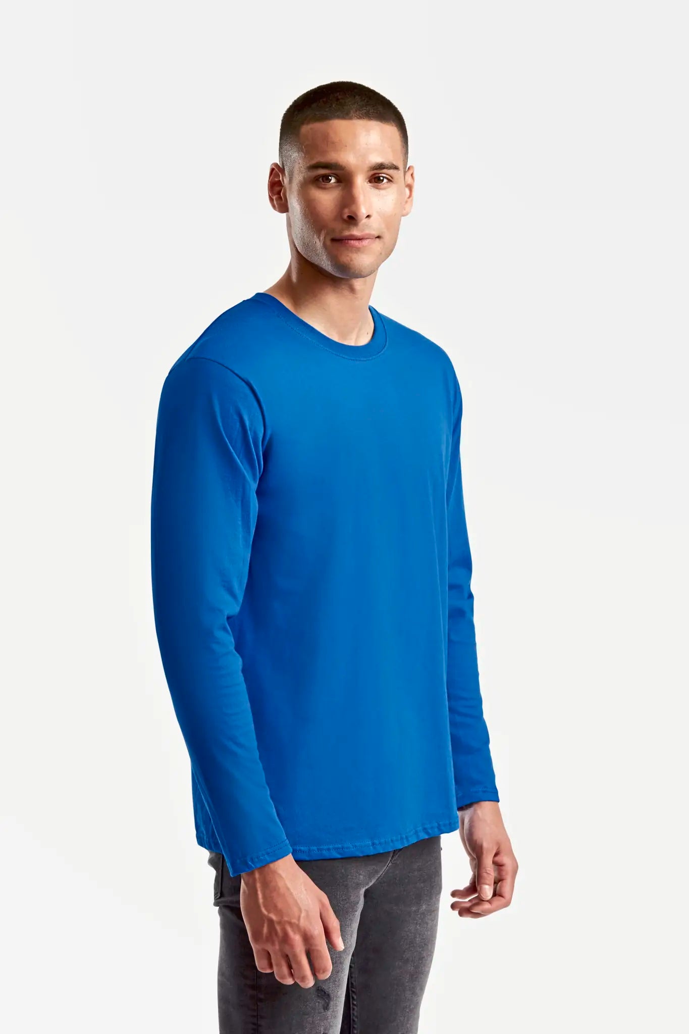 all-groups Men's Iconic 195 Long Sleeve Ringspun T