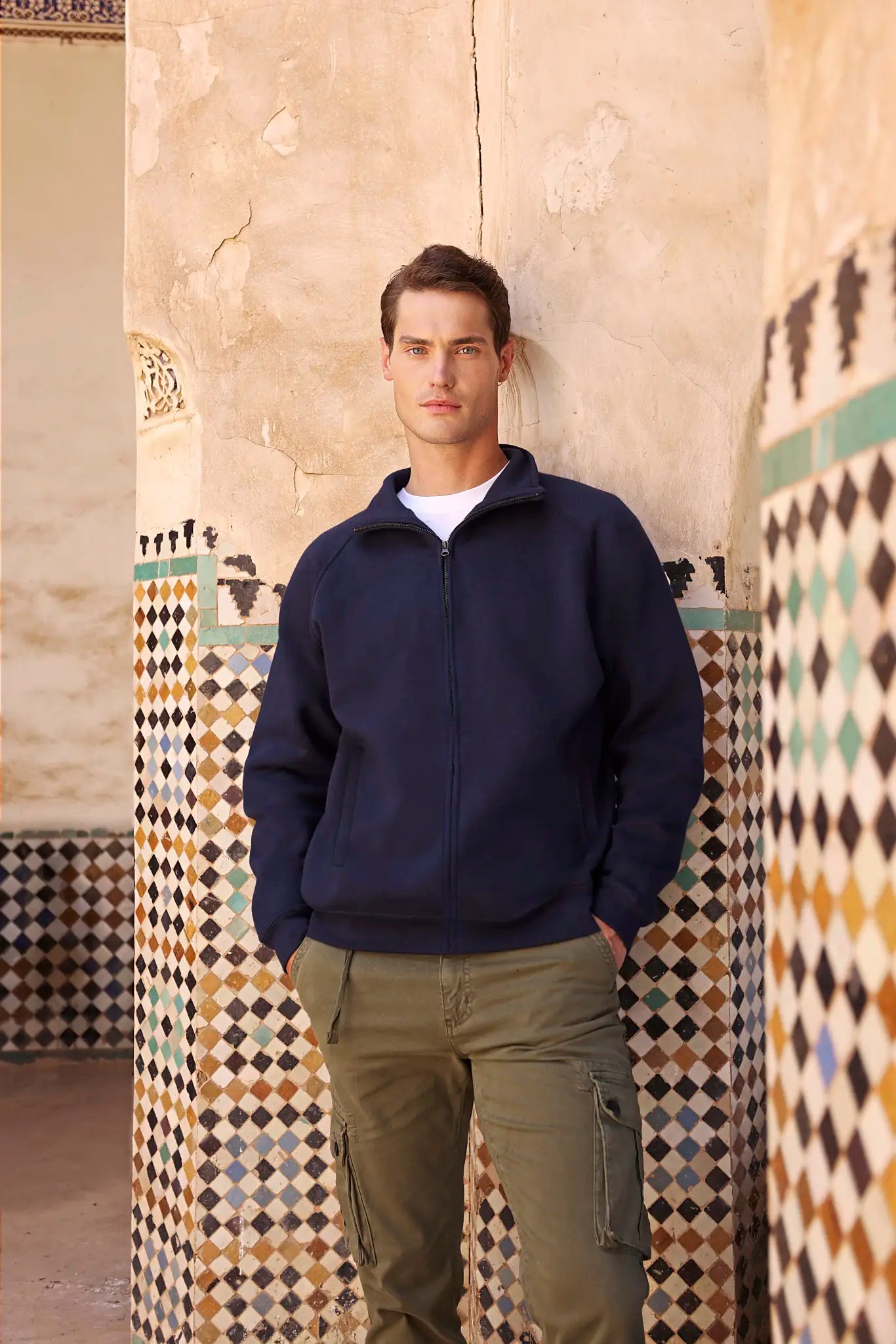 all-groups Men's Iconic Premium Sweatshirt Jacket