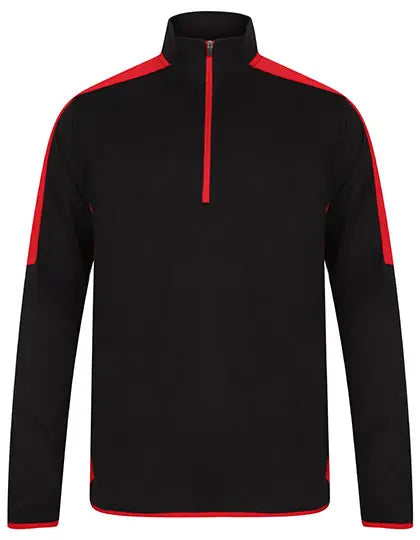 Men's Adults 14 Zip Midlayer With Contrast Panelling