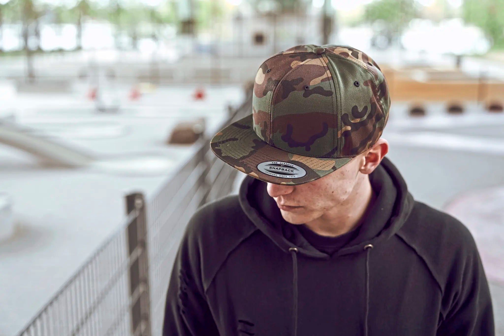 all-groups Camo Classic Snapback Cap