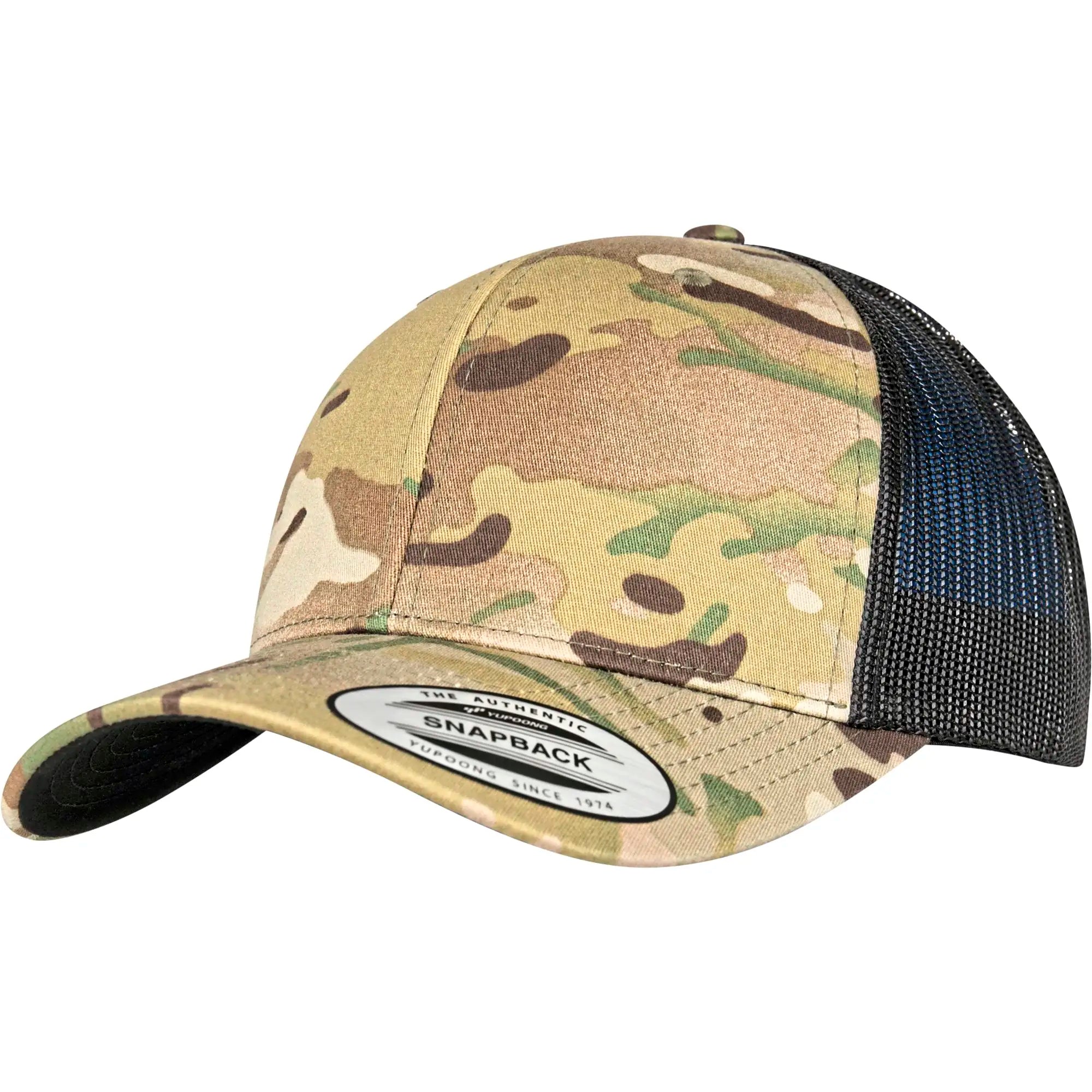 all-groups Retro Trucker Multicam Cap