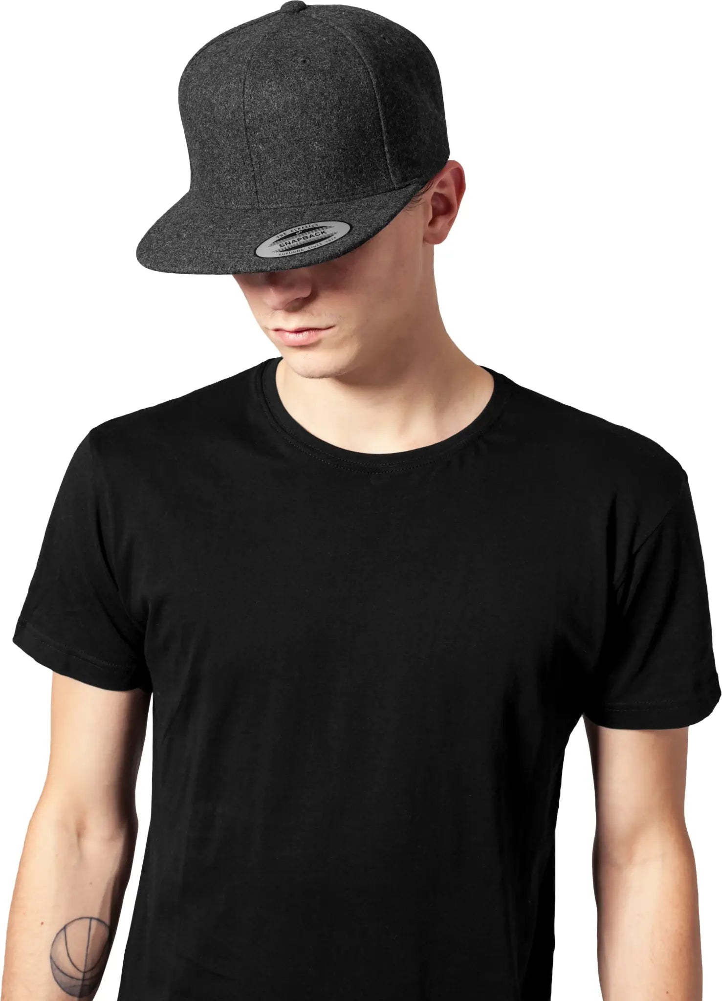 all-groups Melton Wool Snapback Cap