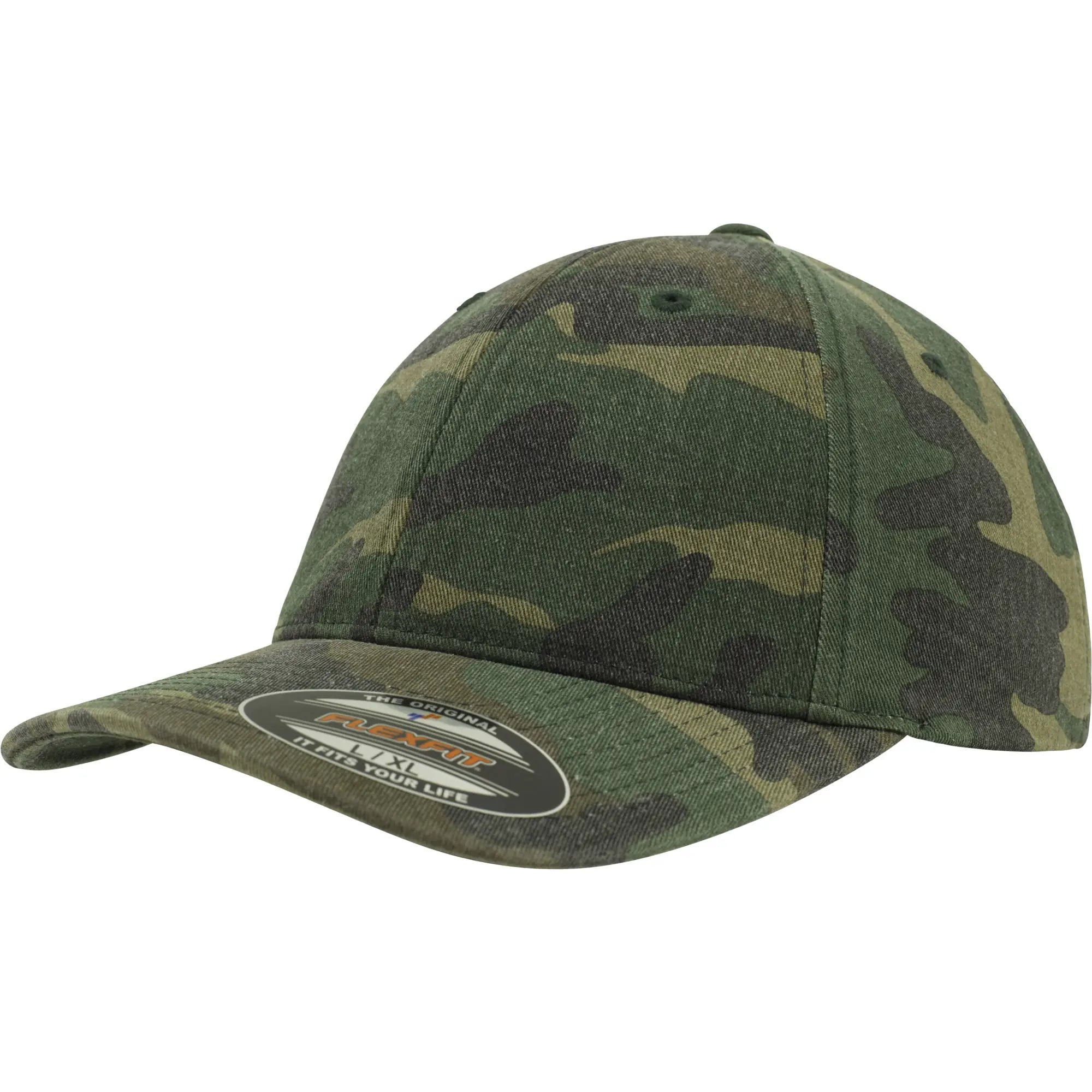 all-groups Flexfit Garmet Washed Camo Cap