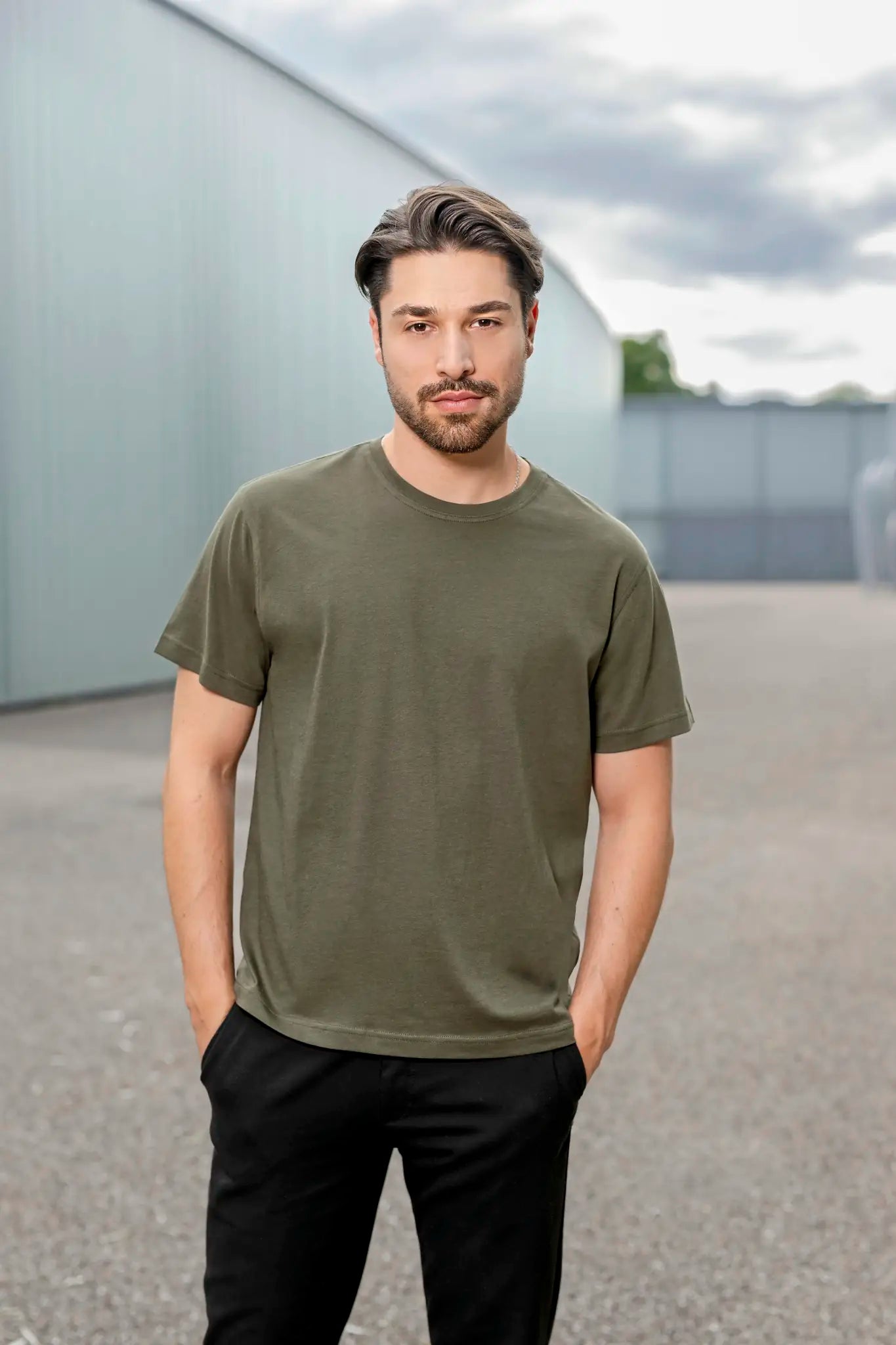 all-groups Men's Organic Heavy Luxury Roundneck Tees