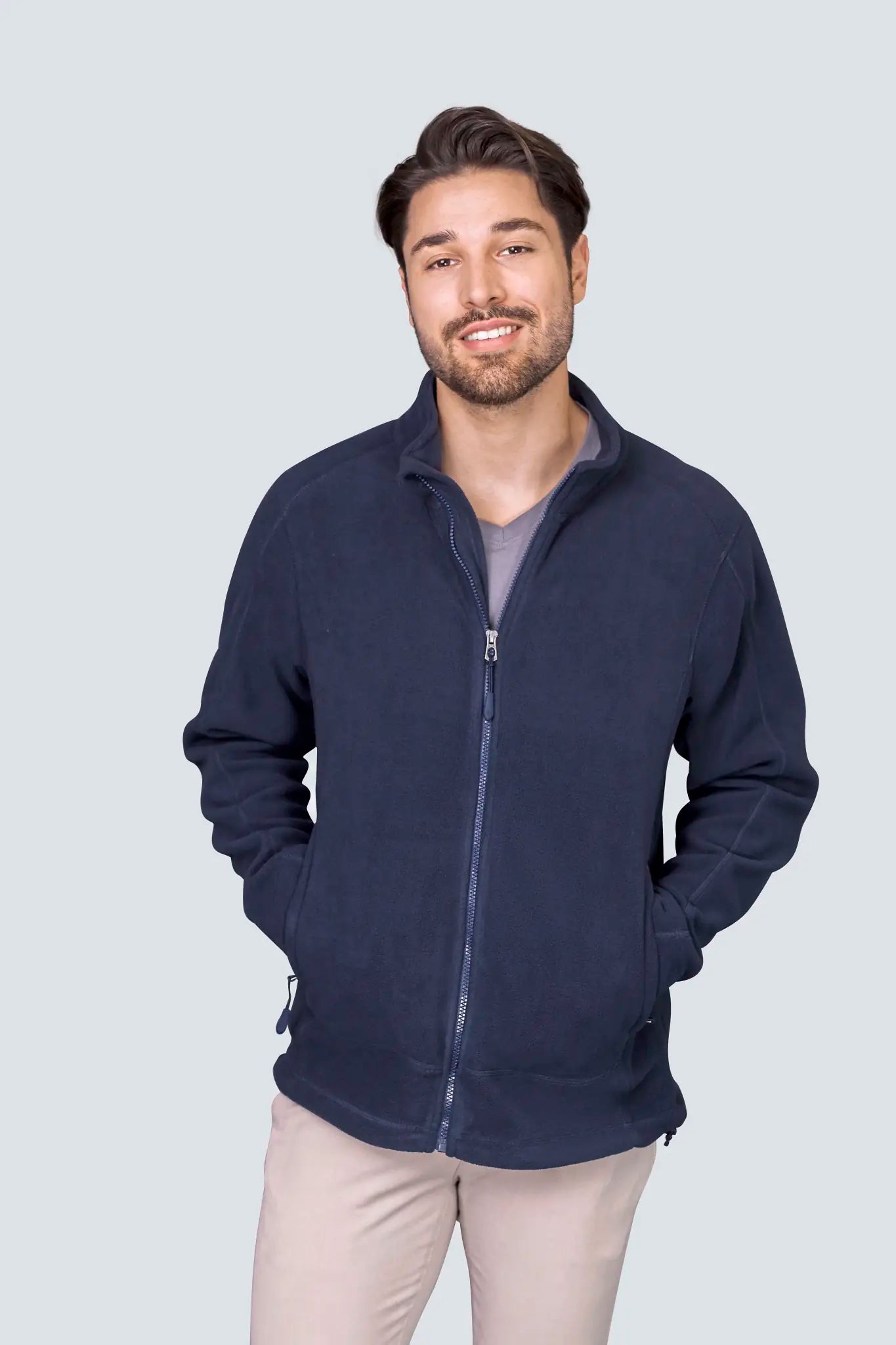 all-groups Men's Full Zip Fleece Jacket