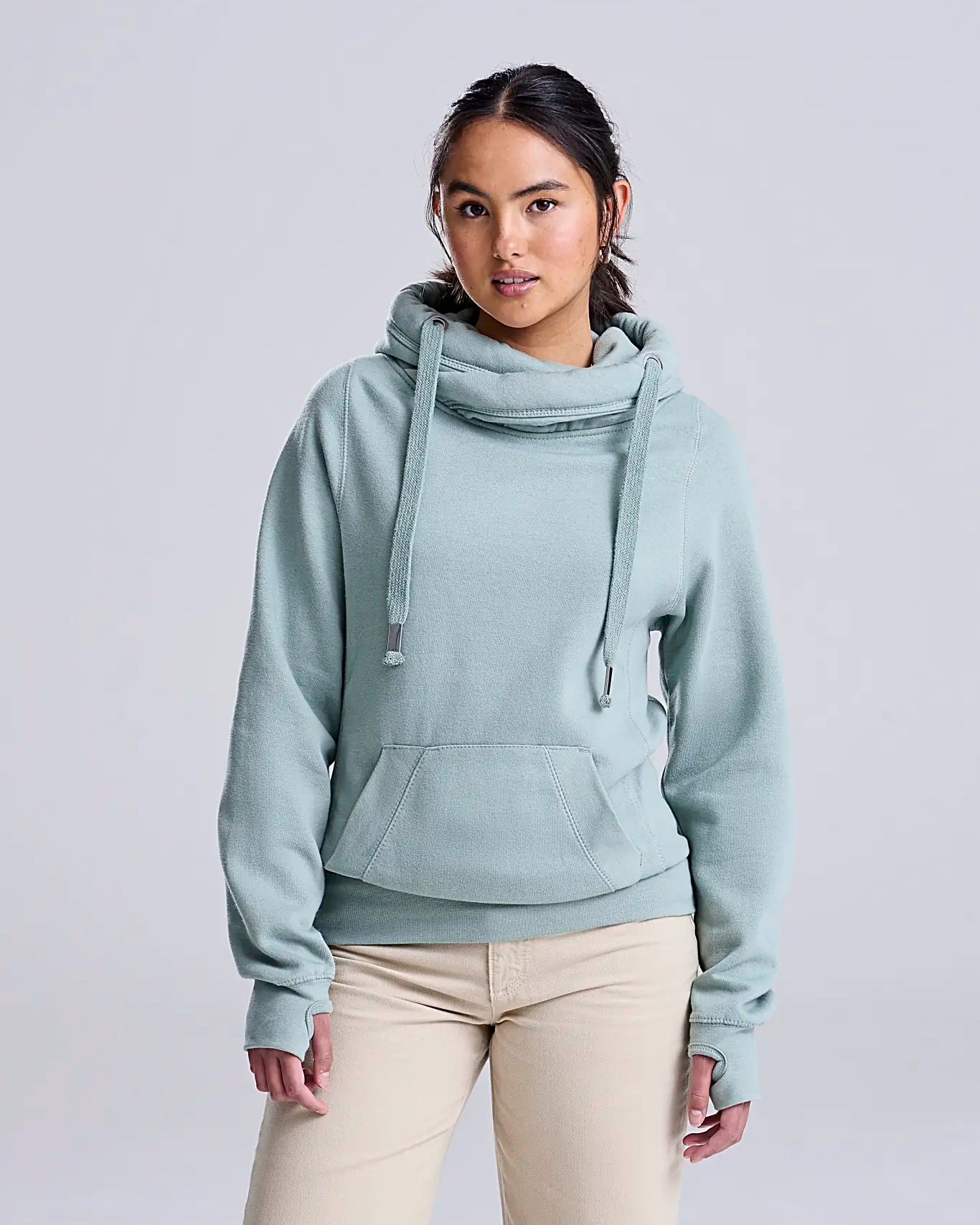 all-groups Men's Cross Neck Hoodie