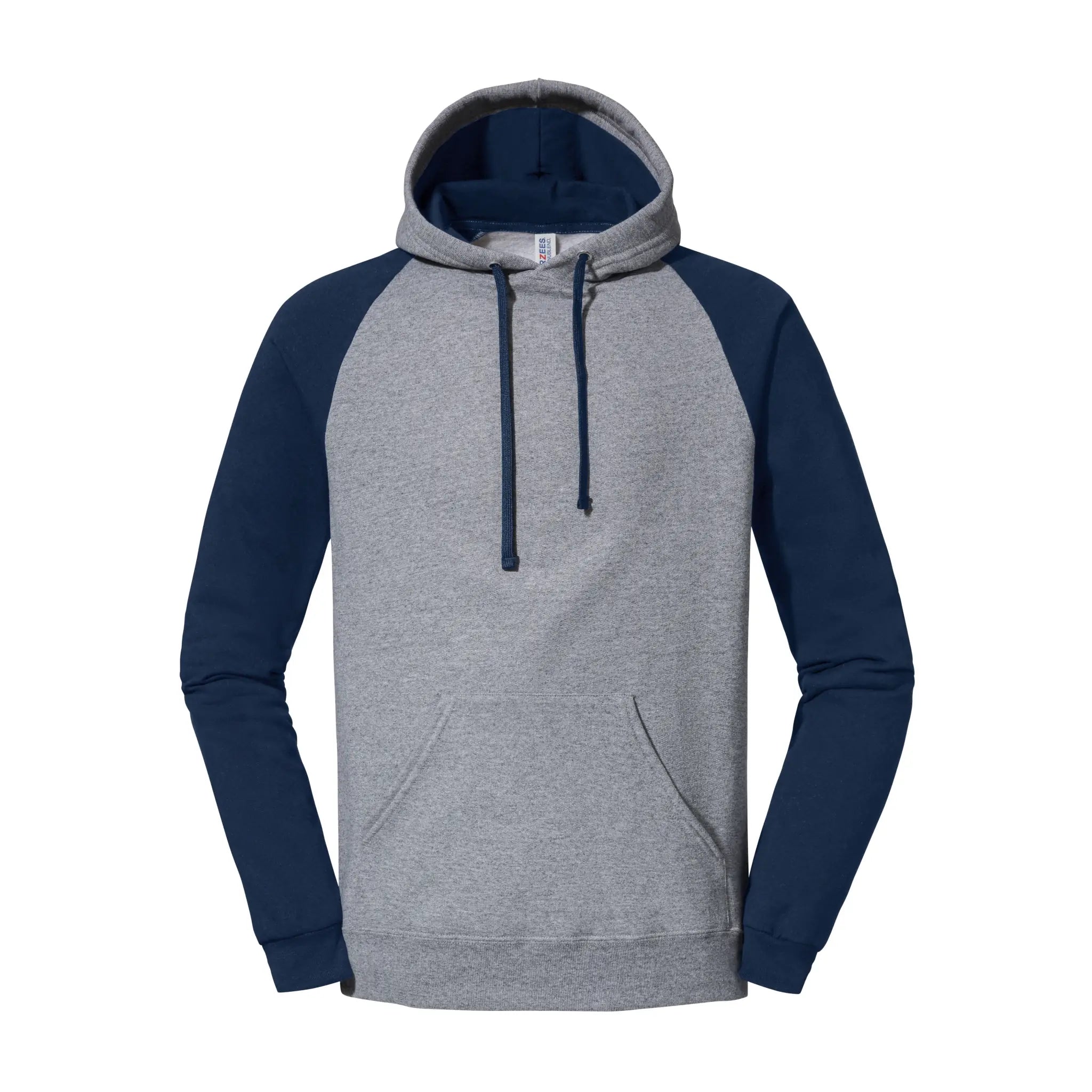 all-groups Unisex Nublend Colour Block Raglan Hooded Sweatshirt