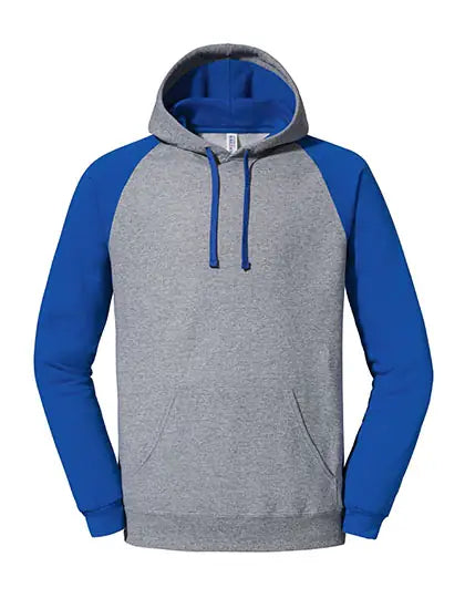 Unisex Nublend Colour Block Raglan Hooded Sweatshirt
