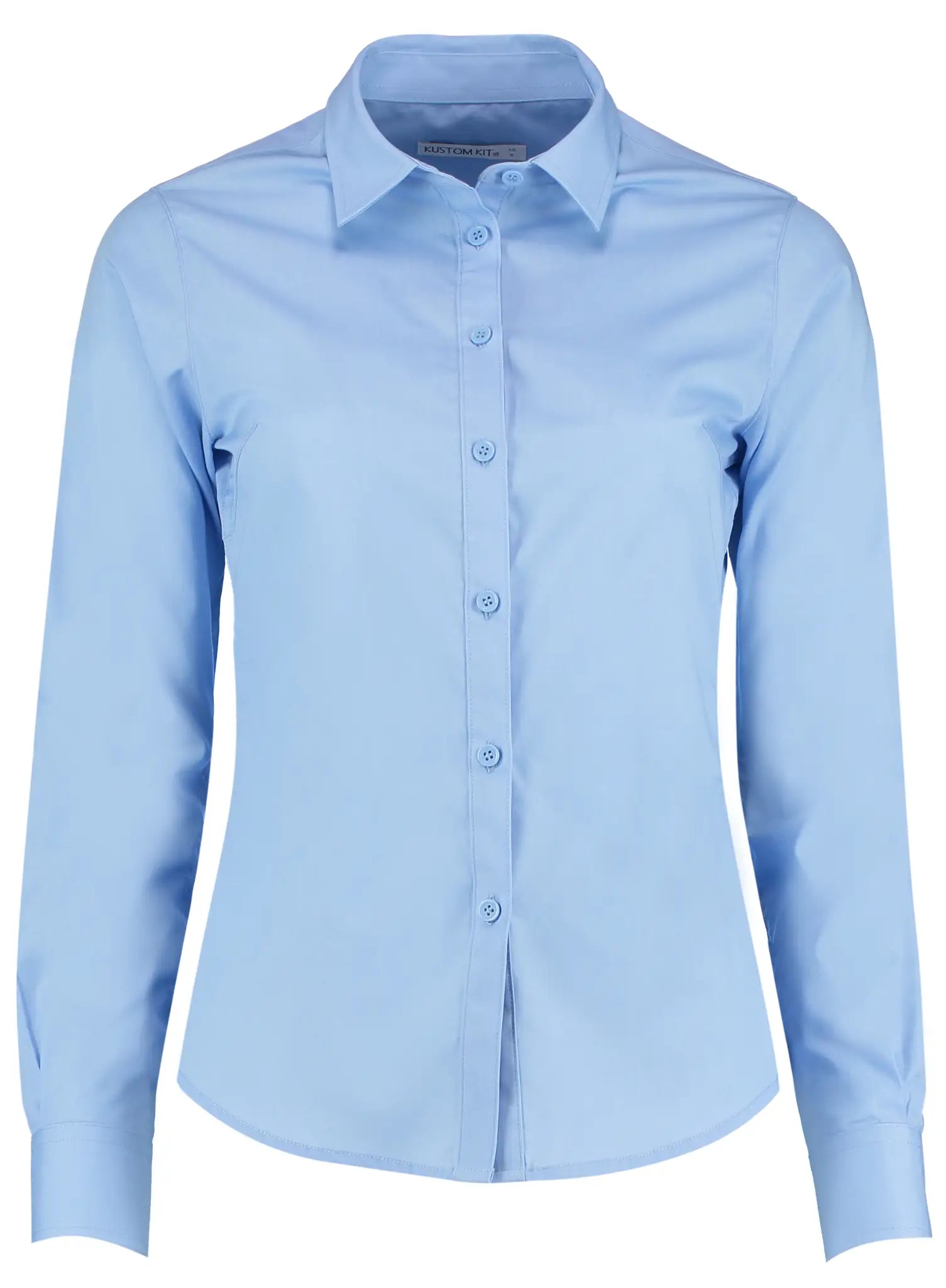 all-groups Women's Tailored Fit Poplin Shirt Long Sleeve
