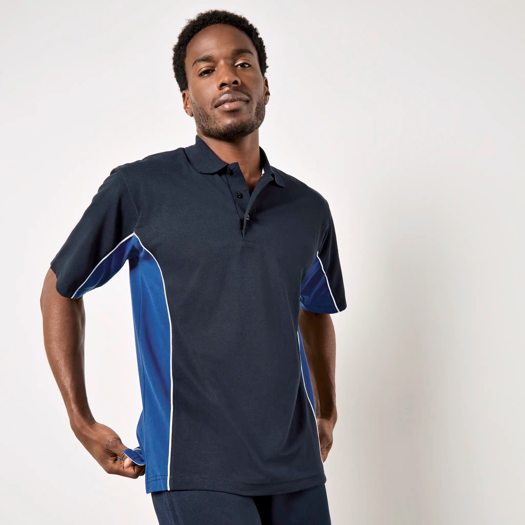 all-groups Men's Classic Fit Track Polo
