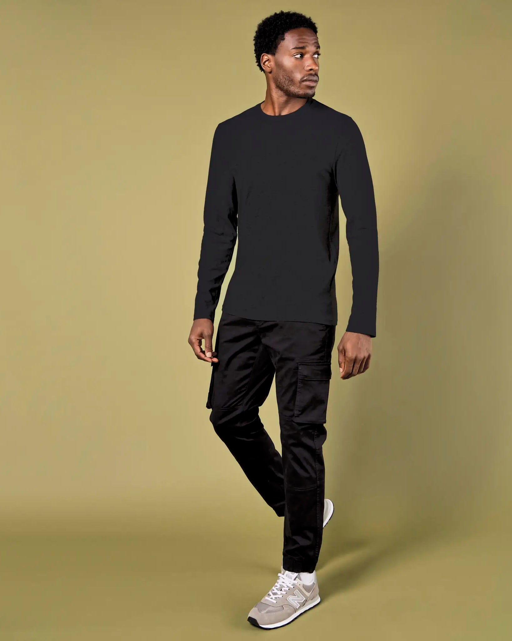 all-groups Men's Fashion Fit Long Sleeve Superwash 60 T-Shirt