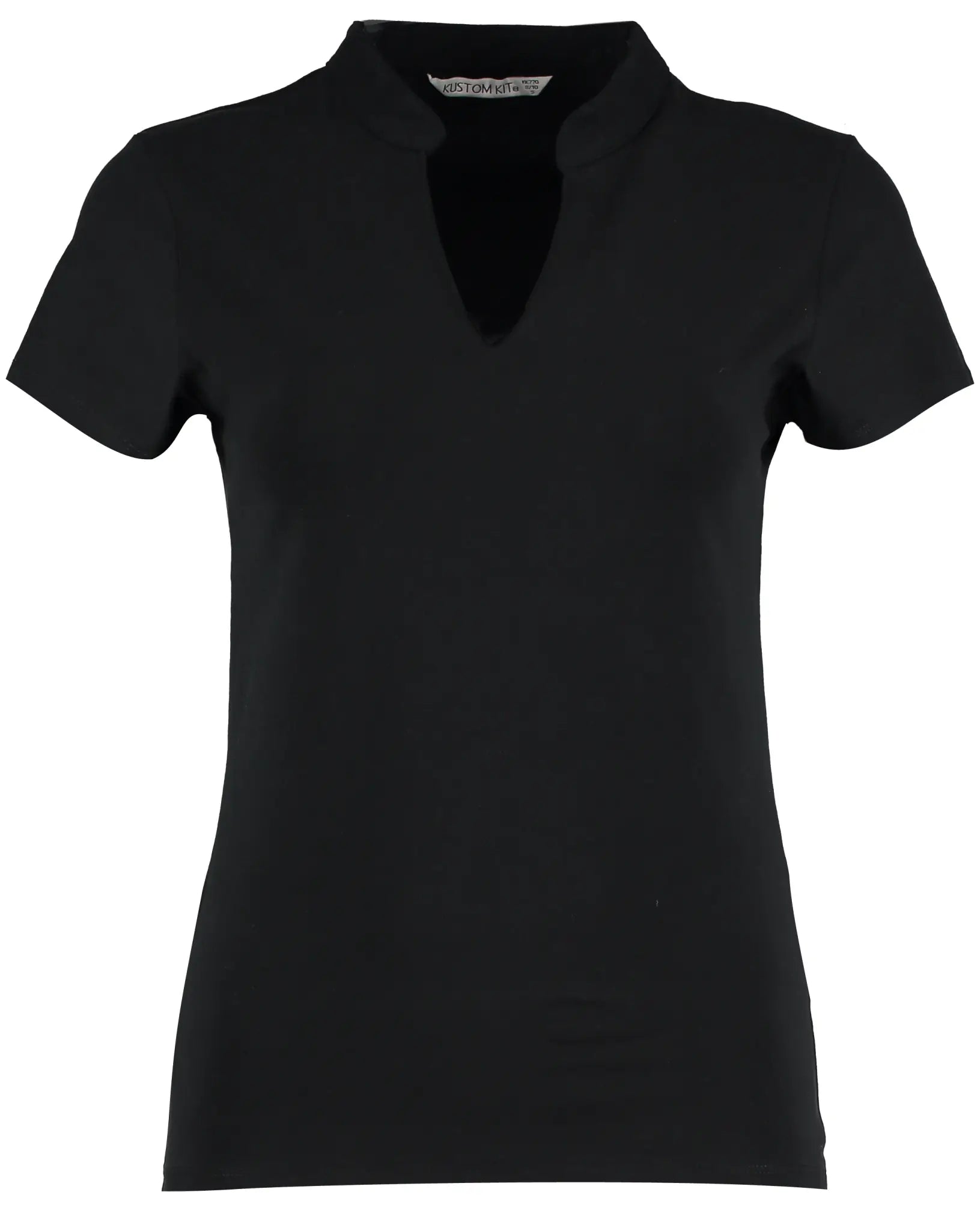 all-groups Women's Regular Fit Mandarin Collar Top