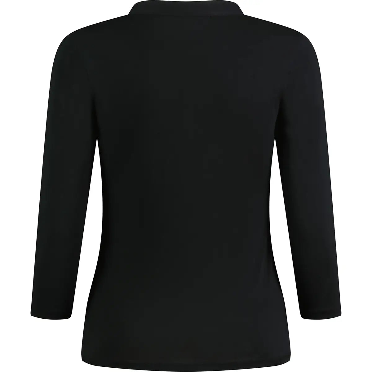 all-groups Women's Regular Fit Mandarin Collar Top 34 Sleeve