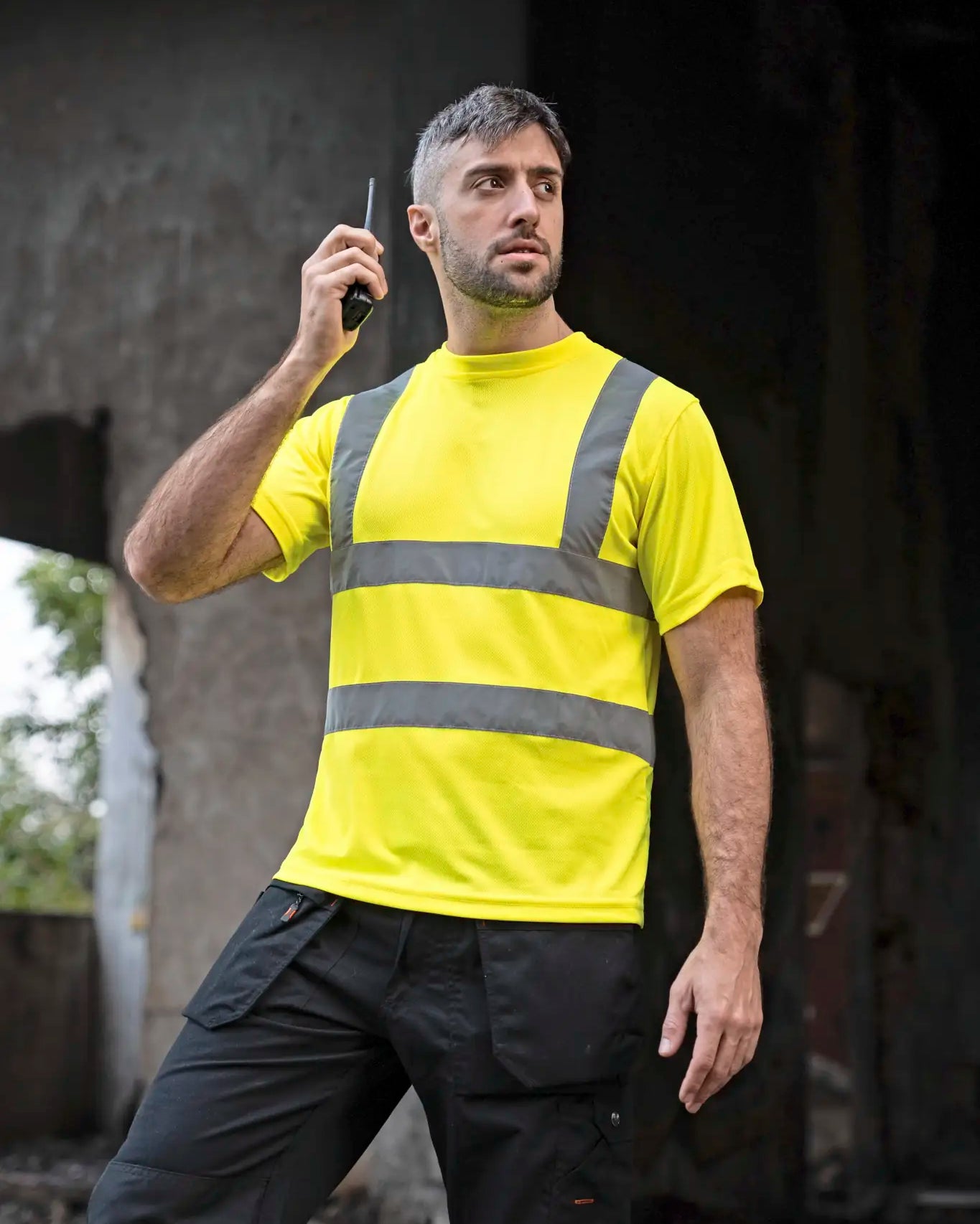all-groups Men's Hi Vis Basic T-Shirt Cordoba