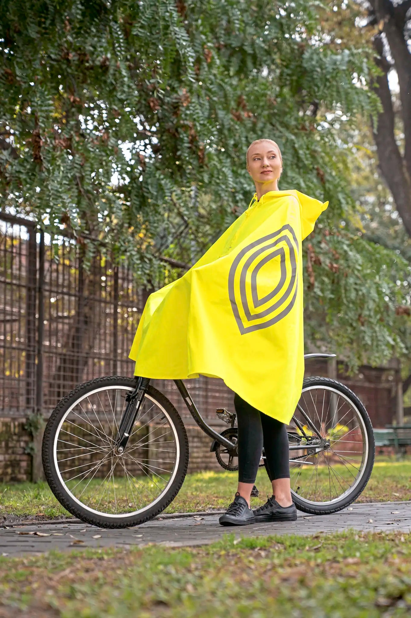all-groups Unisex Super Premium Rain Poncho Rotterdam