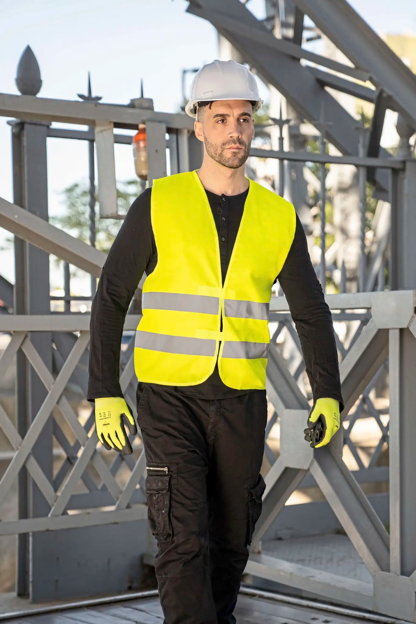 all-groups Men's Hi Vis Safety Vest Karlsruhe