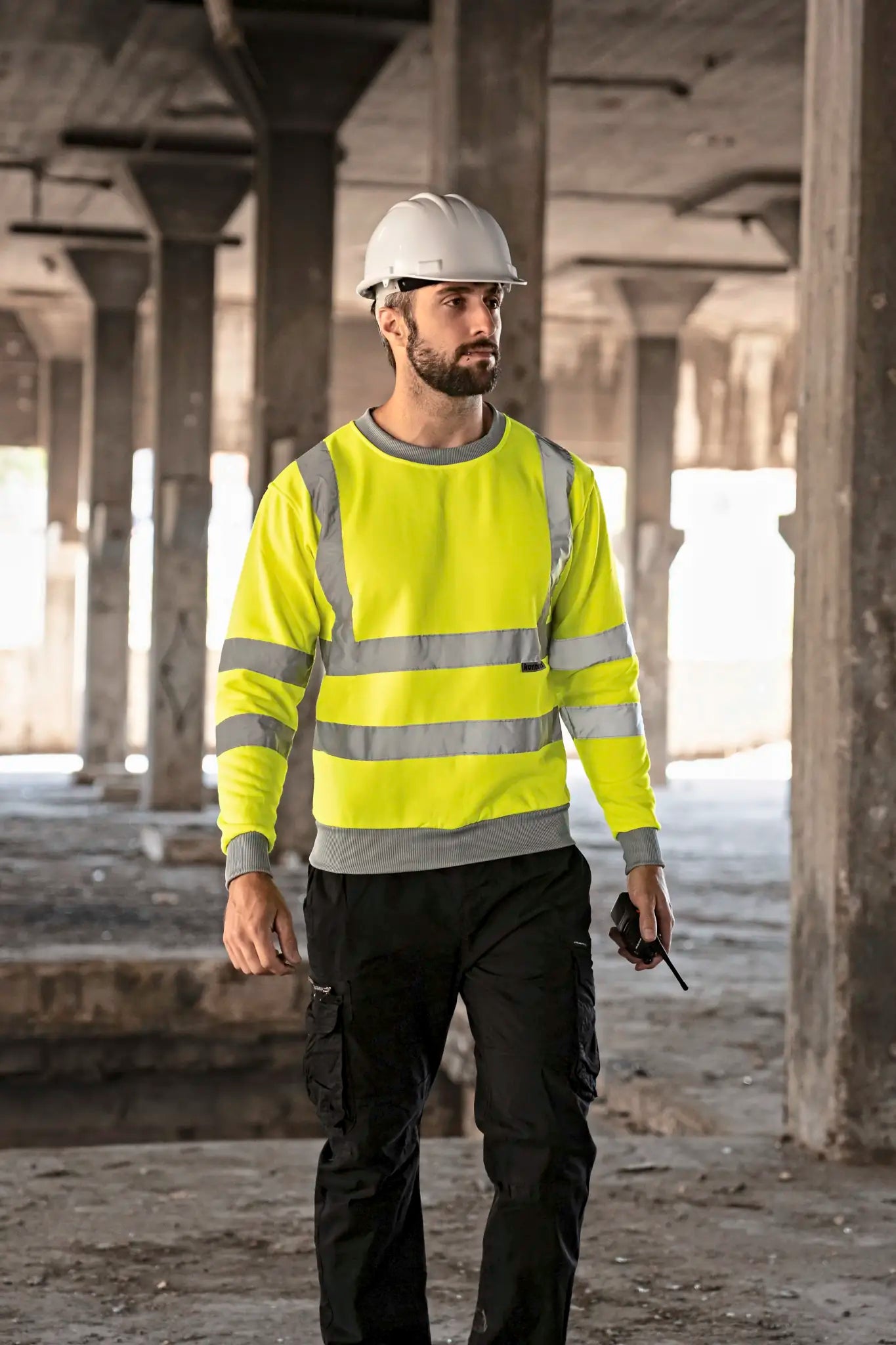 all-groups Men's Hi Vis Workwear Sweatshirt Limerick