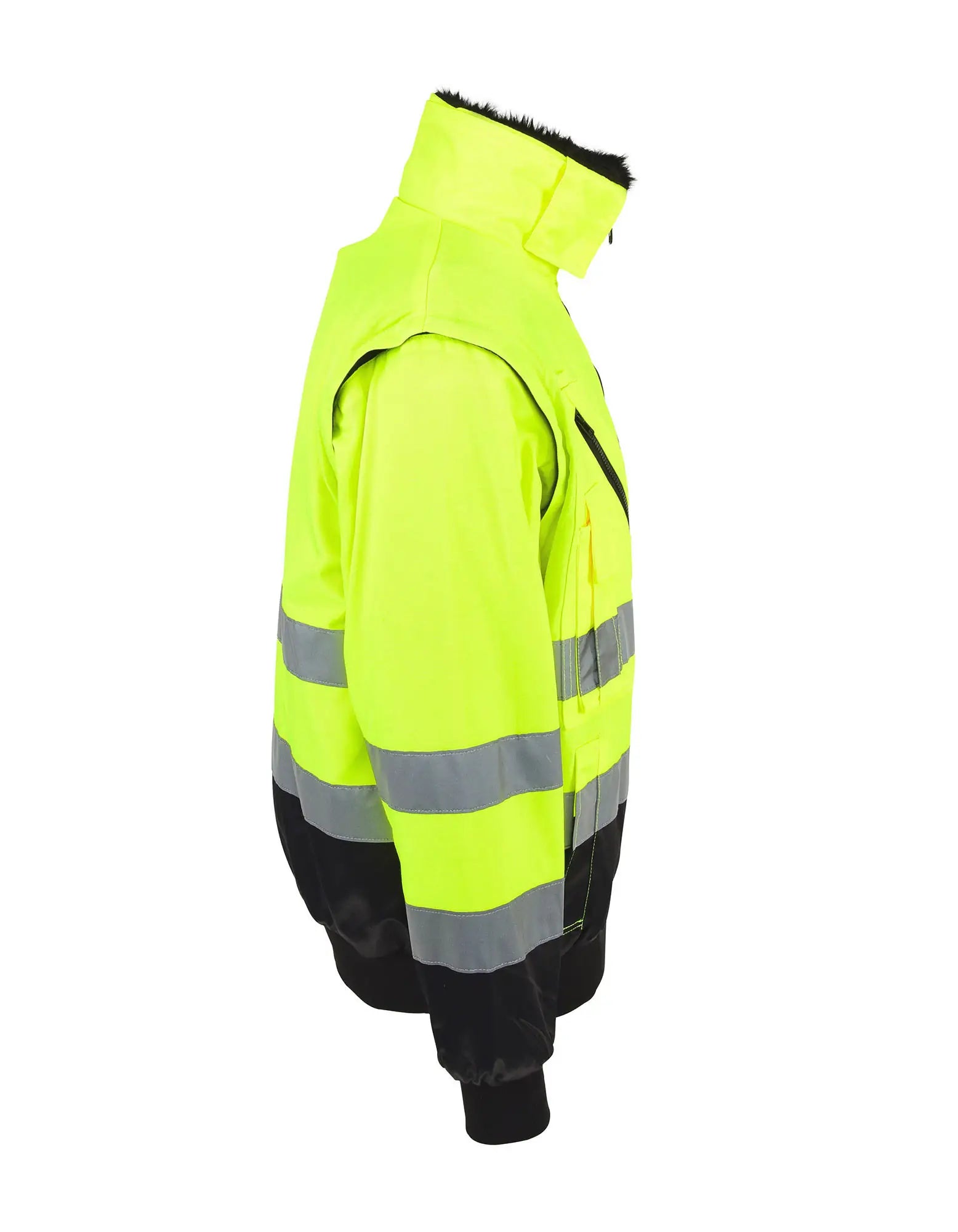 all-groups Men's Robust 4 in 1 Hi Vis Pilot Jacket Oslo