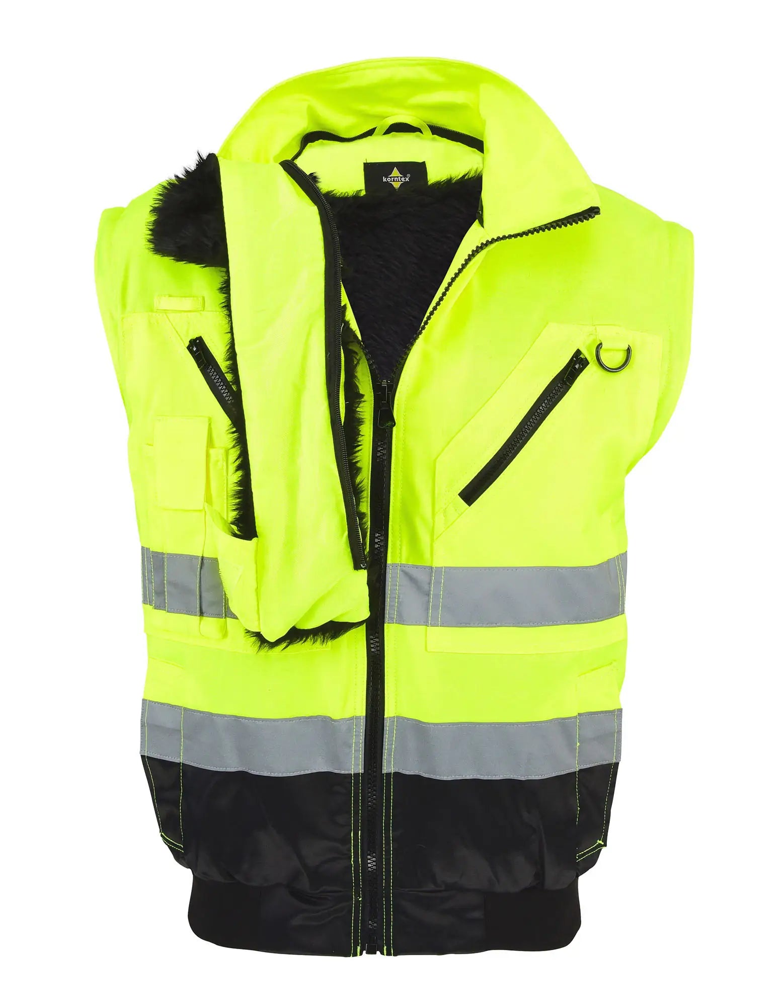 all-groups Men's Robust 4 in 1 Hi Vis Pilot Jacket Oslo
