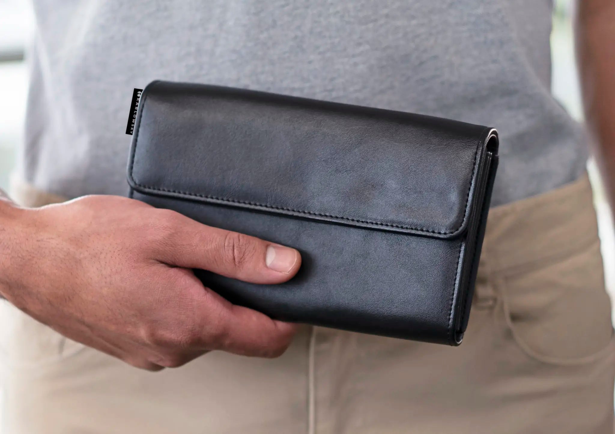 all-groups Waiter's Wallet with Press Stud
