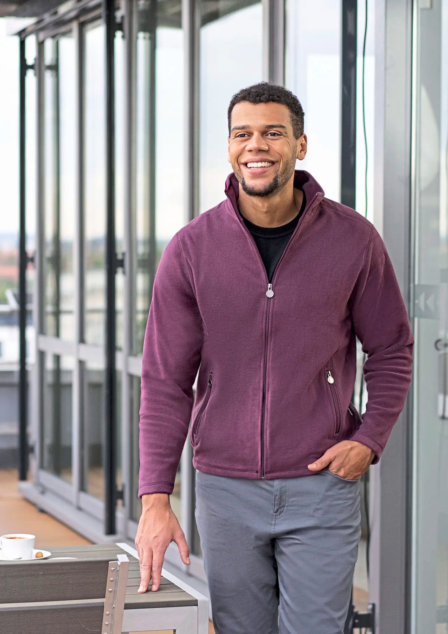 all-groups Men's Workwear Fleece Jacket Warm Up