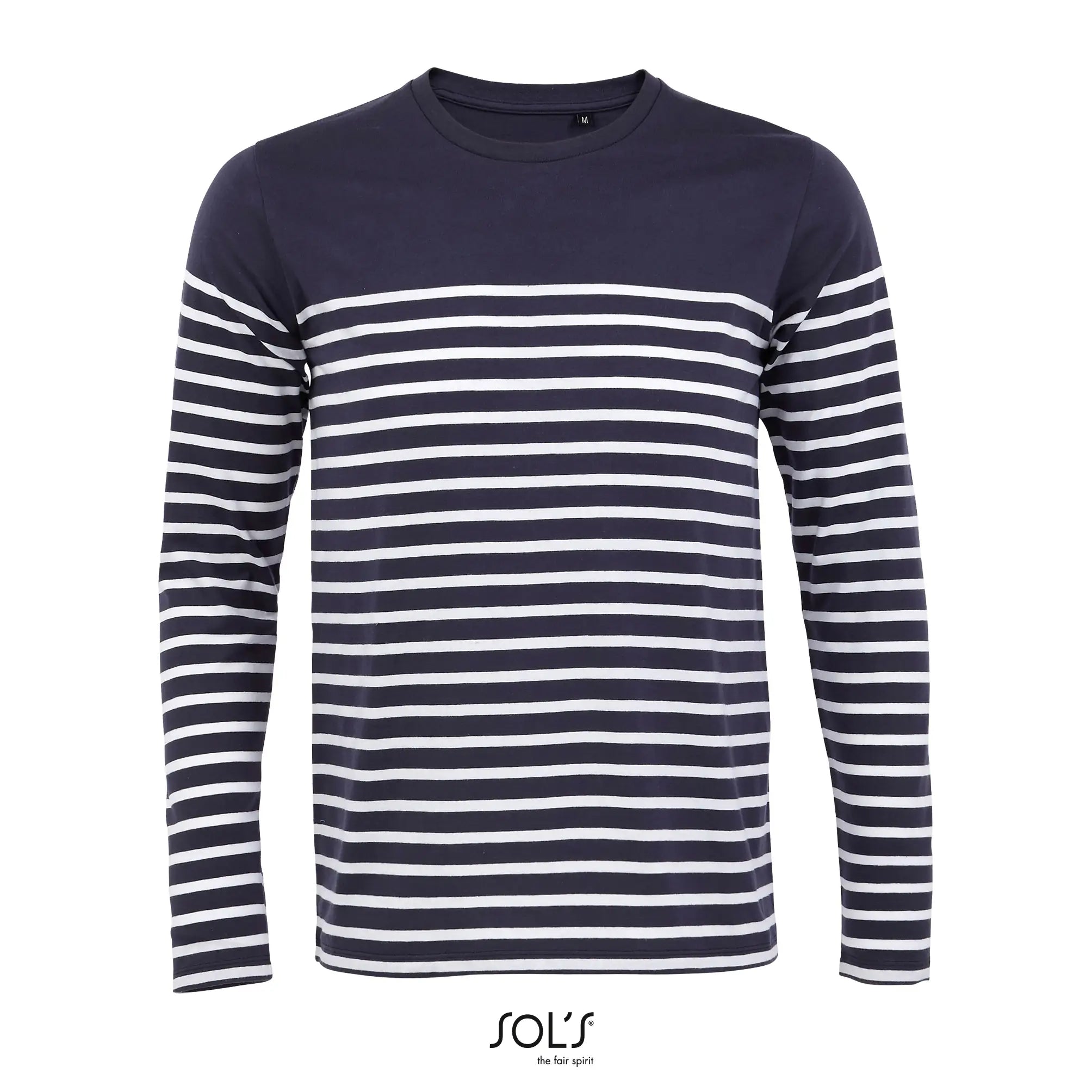 all-groups Men's Long Sleeve Striped T-Shirt Matelot