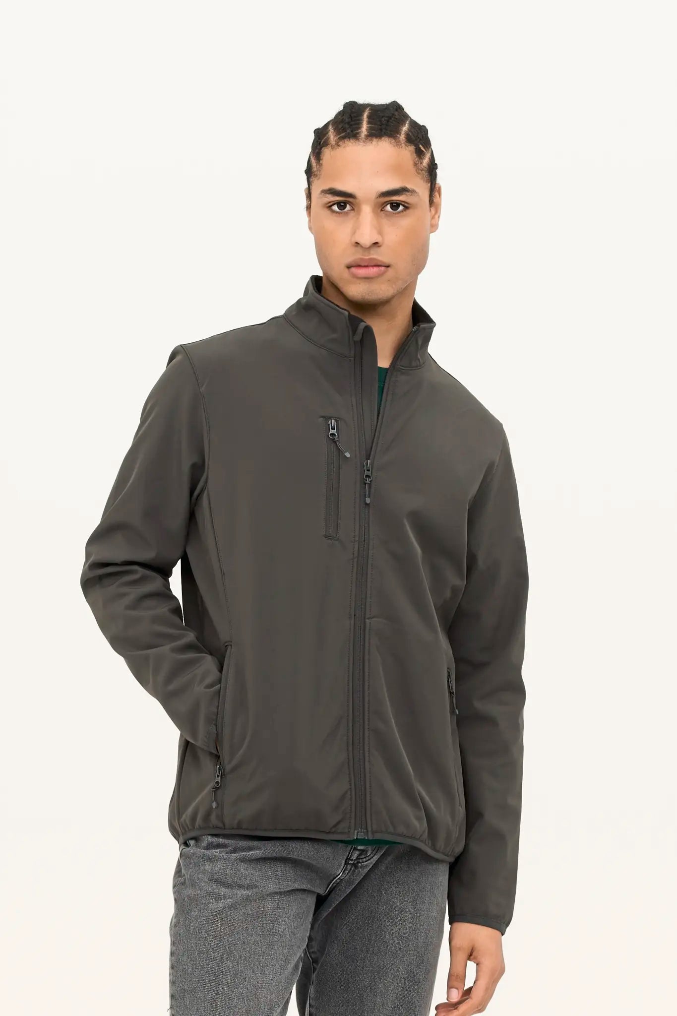 all-groups Men's Falcon Zipped Softshell Jacket