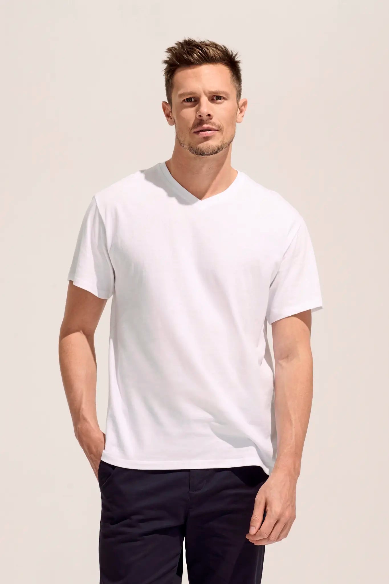 all-groups Men's V Neck T-Shirt Victory