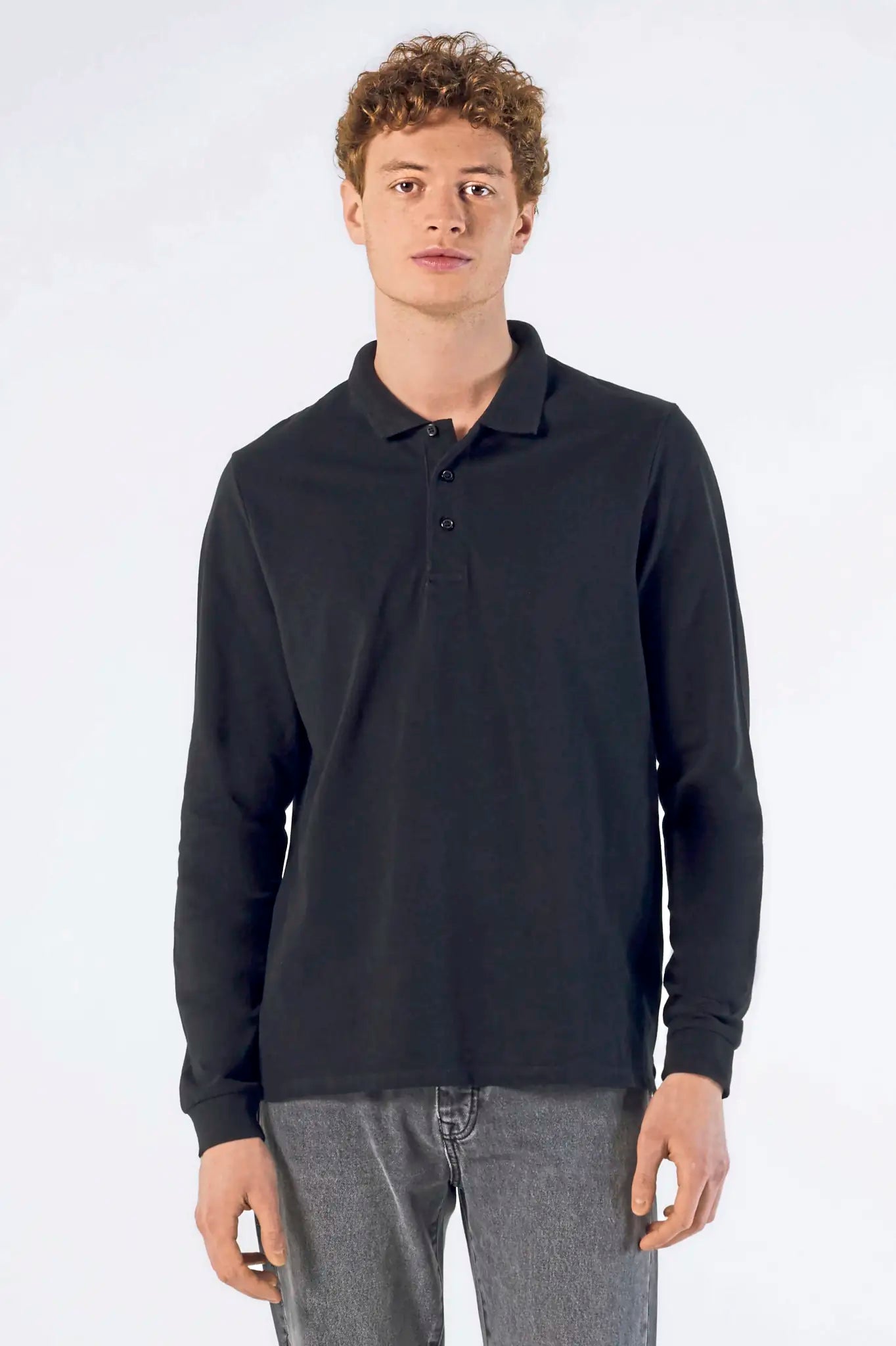all-groups Men's Long Sleeve Polo Winter II