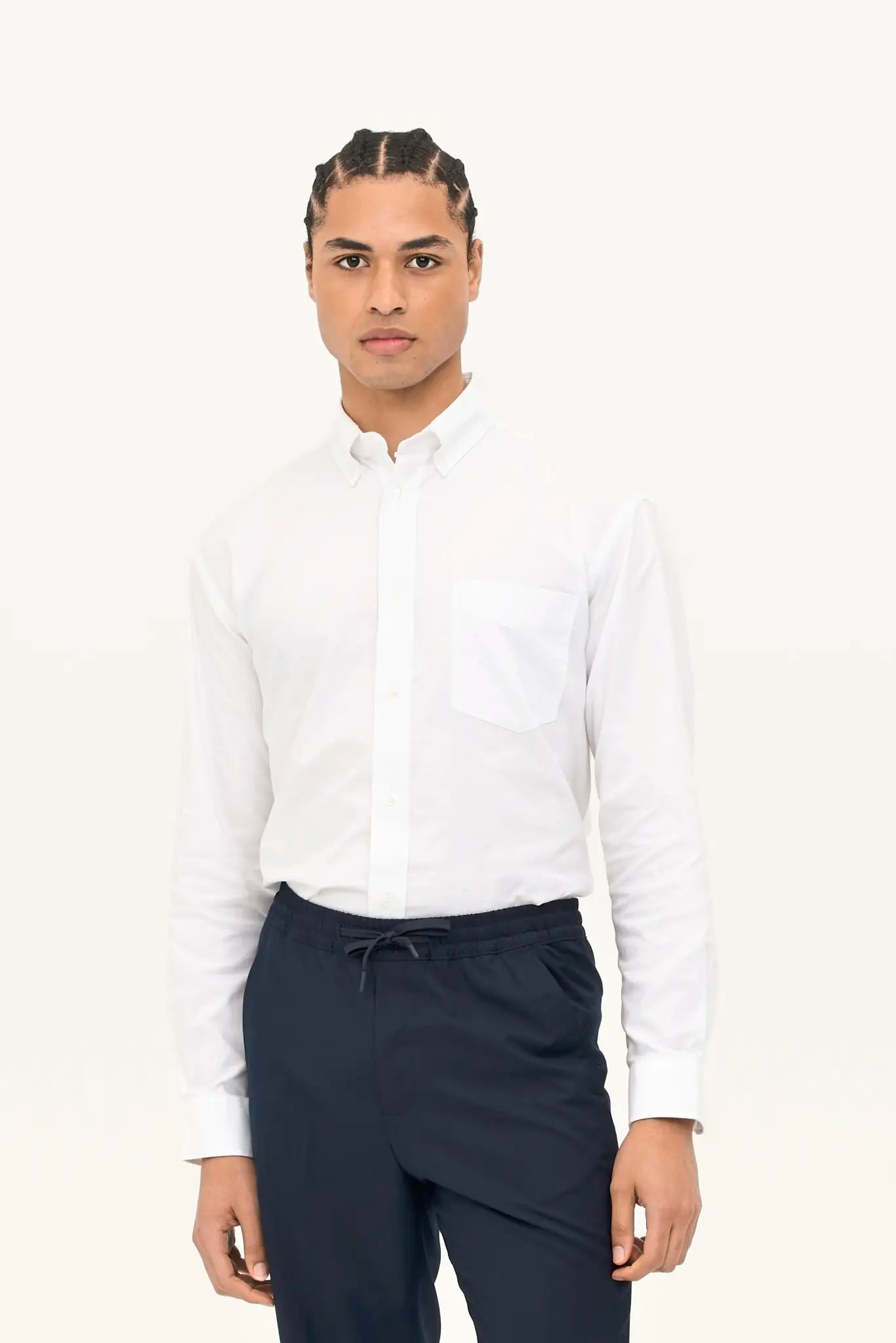 all-groups Men's Oxford Shirt Boston Long Sleeve