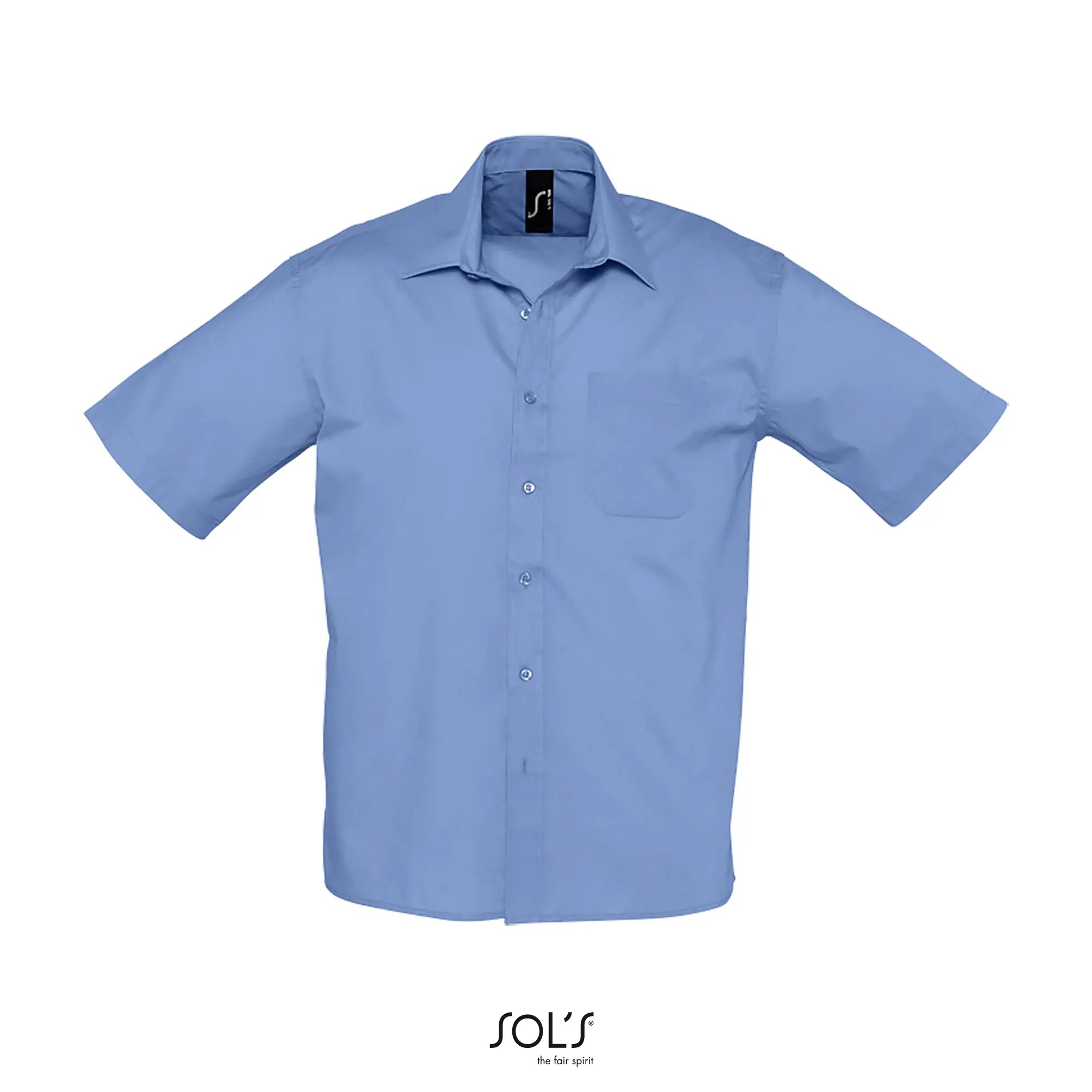 all-groups Men's Popeline Shirt Bristol Short Sleeve