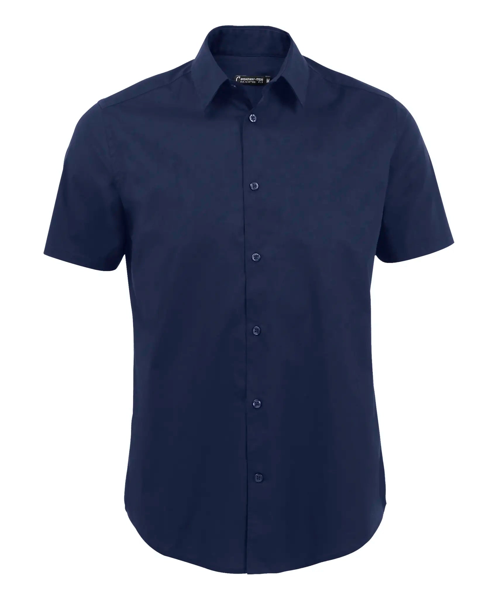 all-groups Men's Stretch Shirt Broadway Short Sleeve