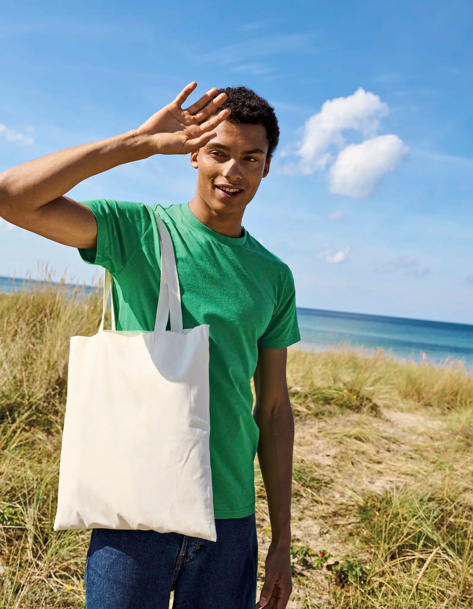all-groups Tiger Cotton Shopping Bag With Long Handles
