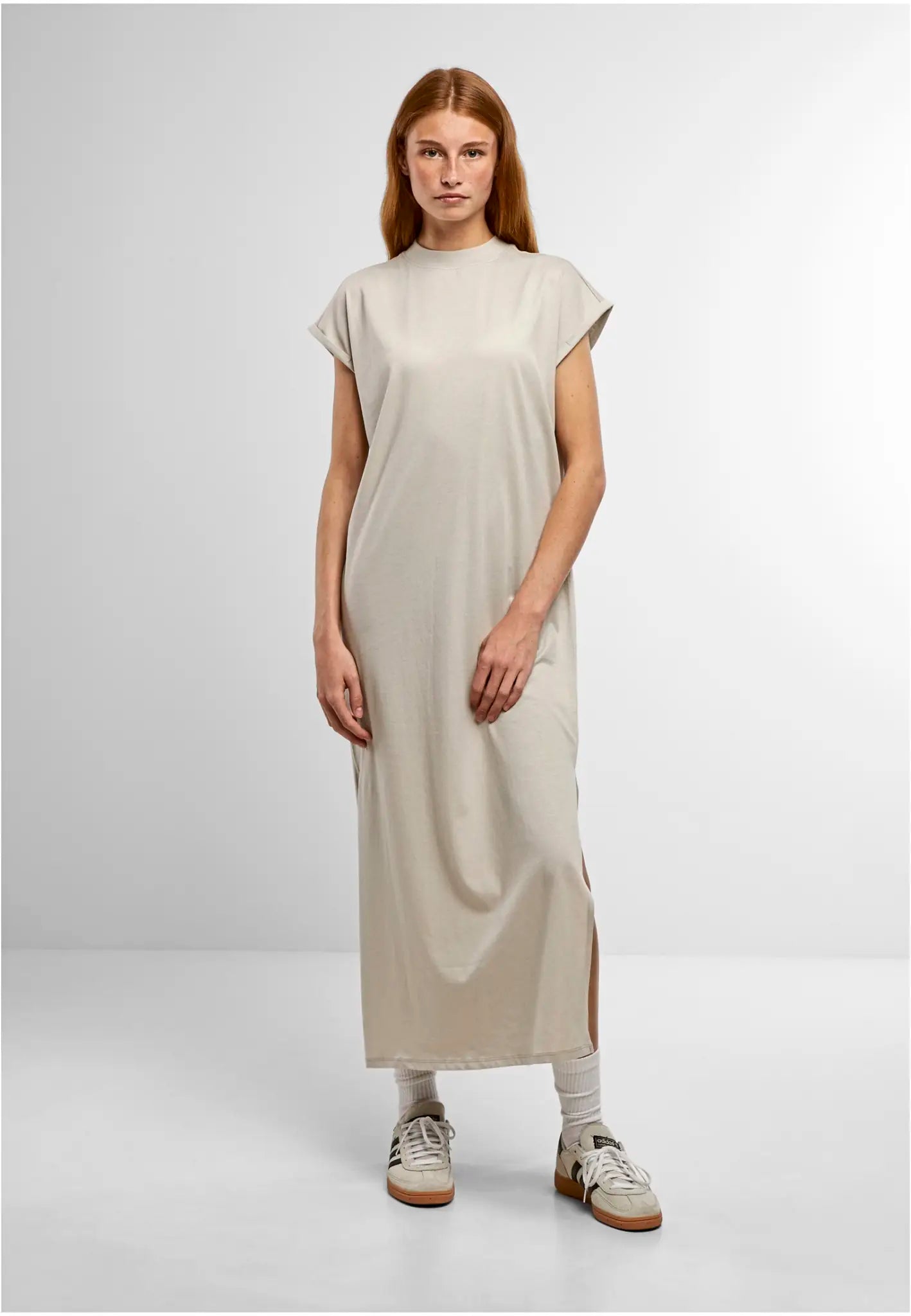 all-groups Women's Long Extended Shoulder Dress