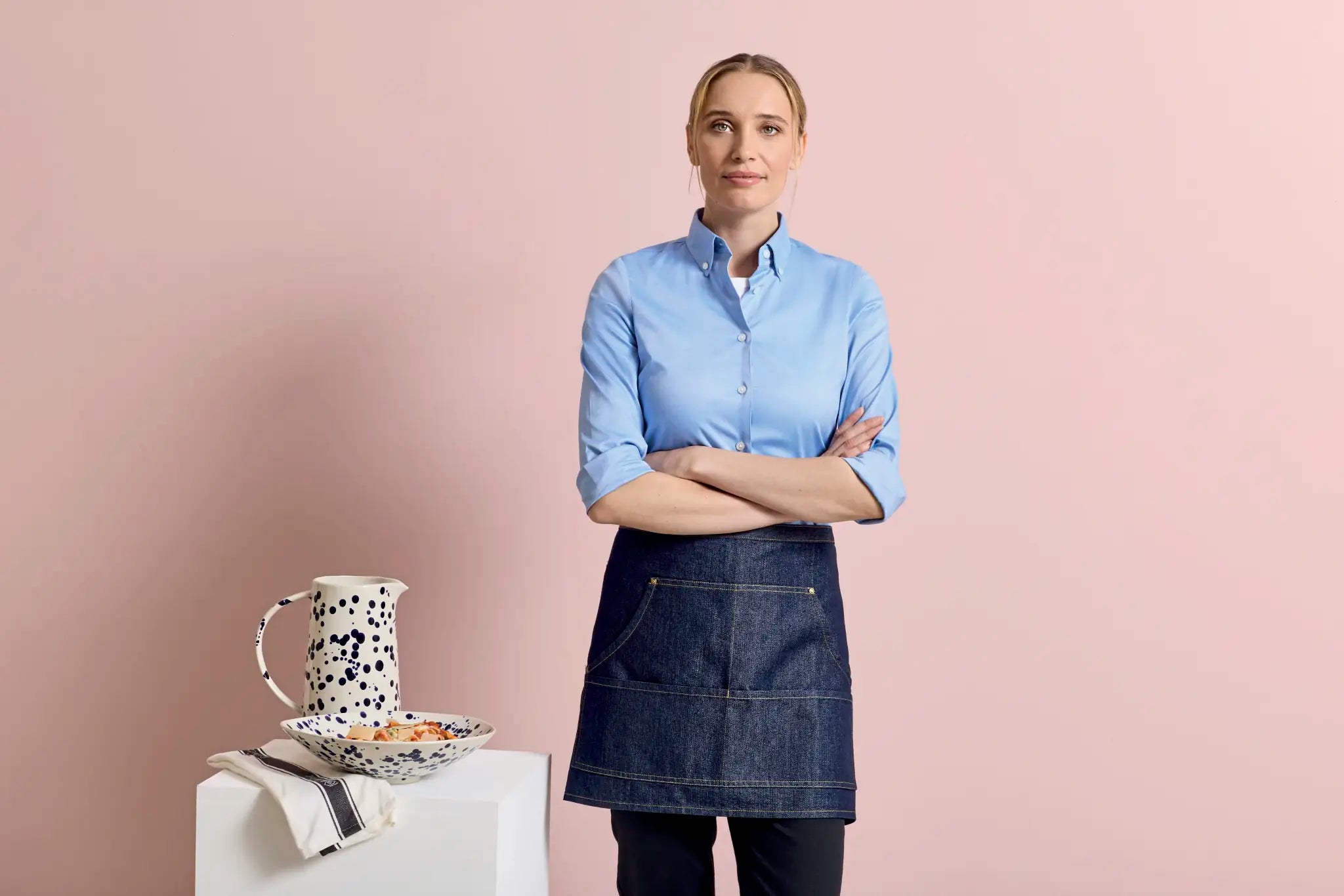 all-groups Jeans Stitch Denim Waist Apron