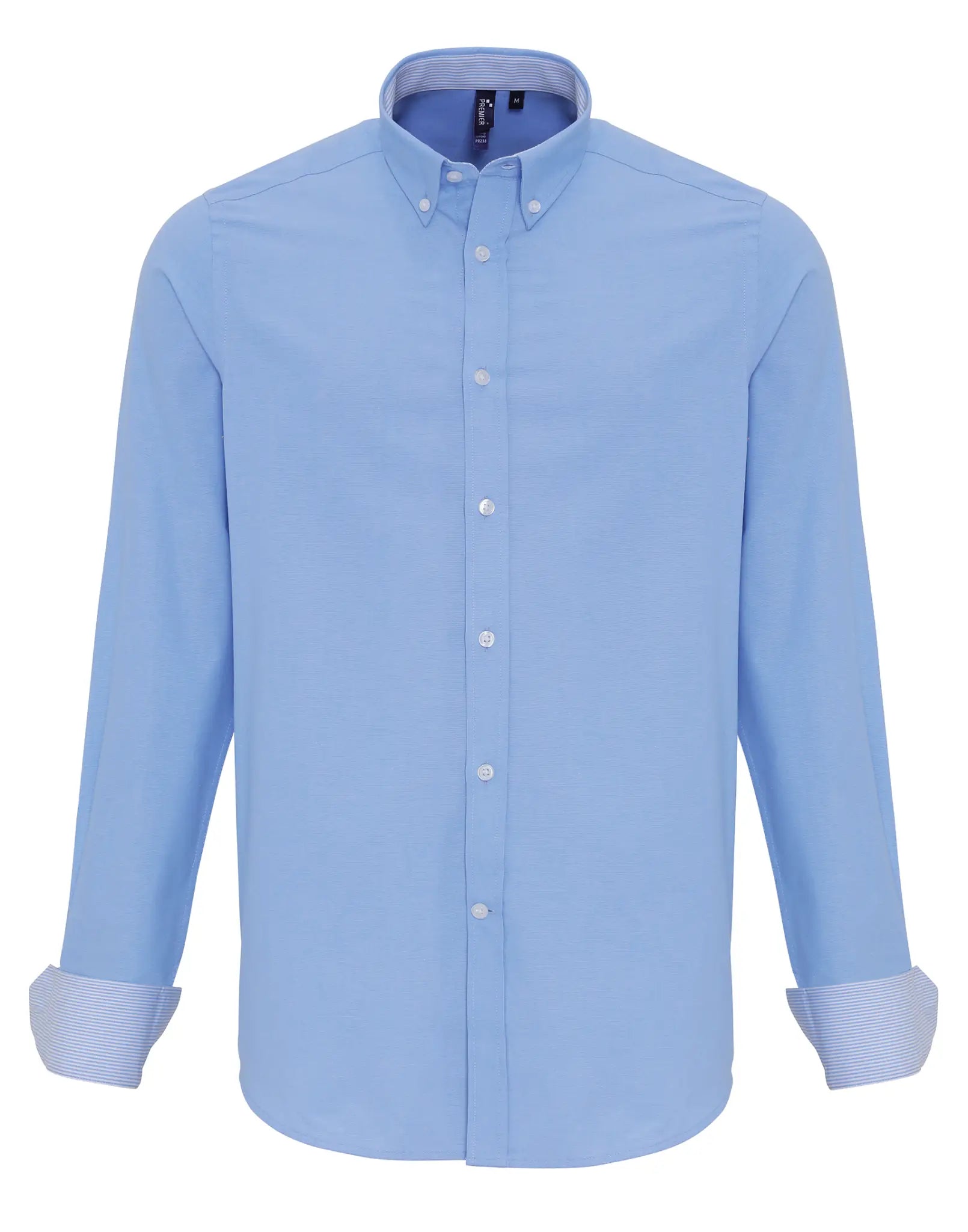 all-groups Men's Cotton Rich Oxford Stripes Shirt