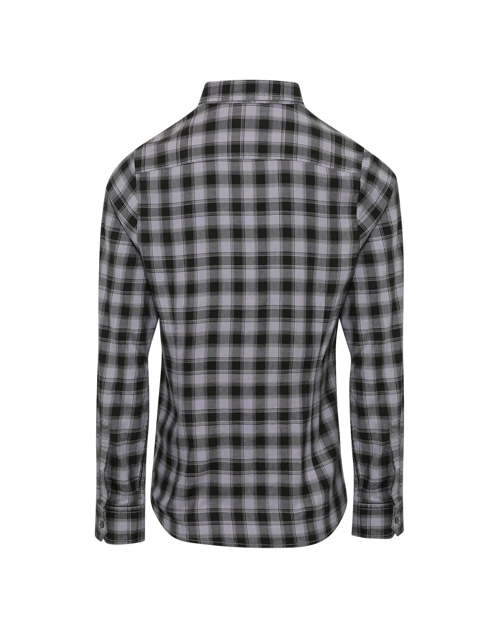 all-groups Women's Mulligan Check Cotton Long Sleeve Shirt