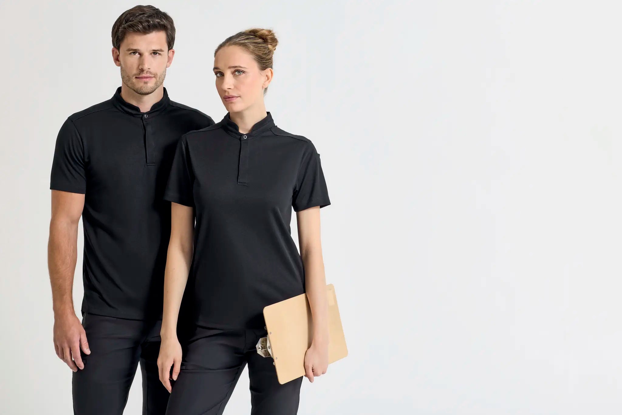 all-groups Men's Essential 'Coolchecker' Chefs Shirt Short Sleeve