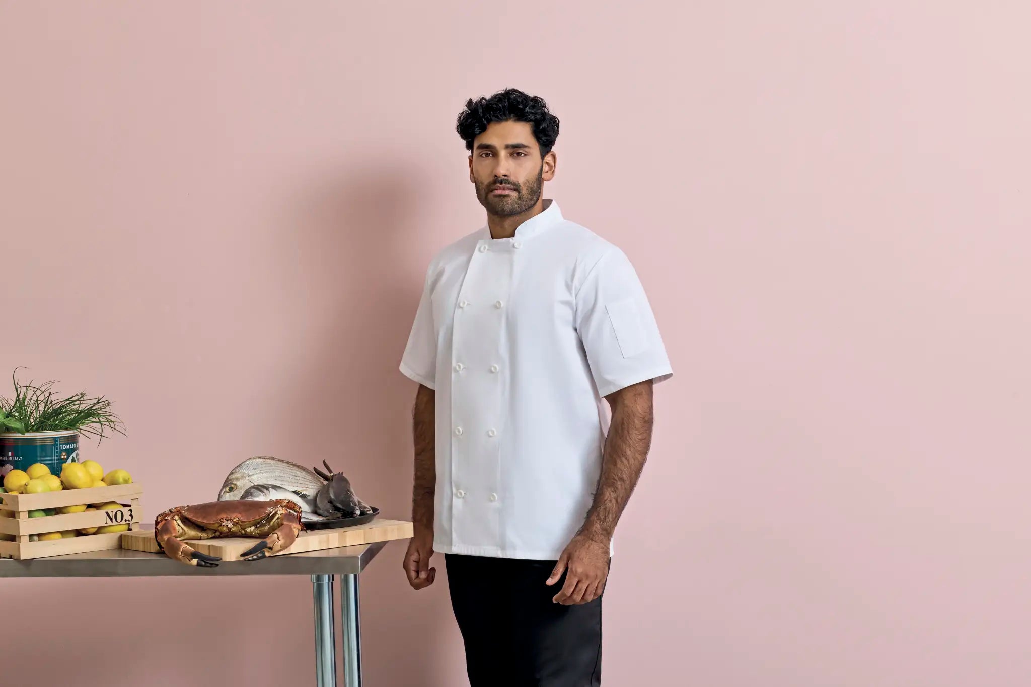 all-groups Unisex Short Sleeve Chef's Jacket