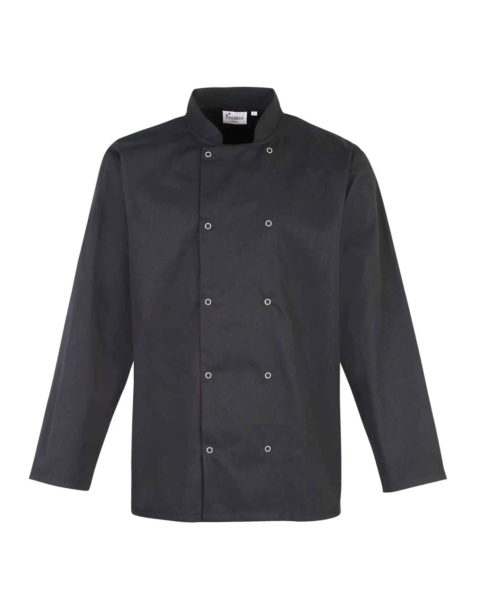 all-groups Men's Chef's Long Sleeve Stud Jacket